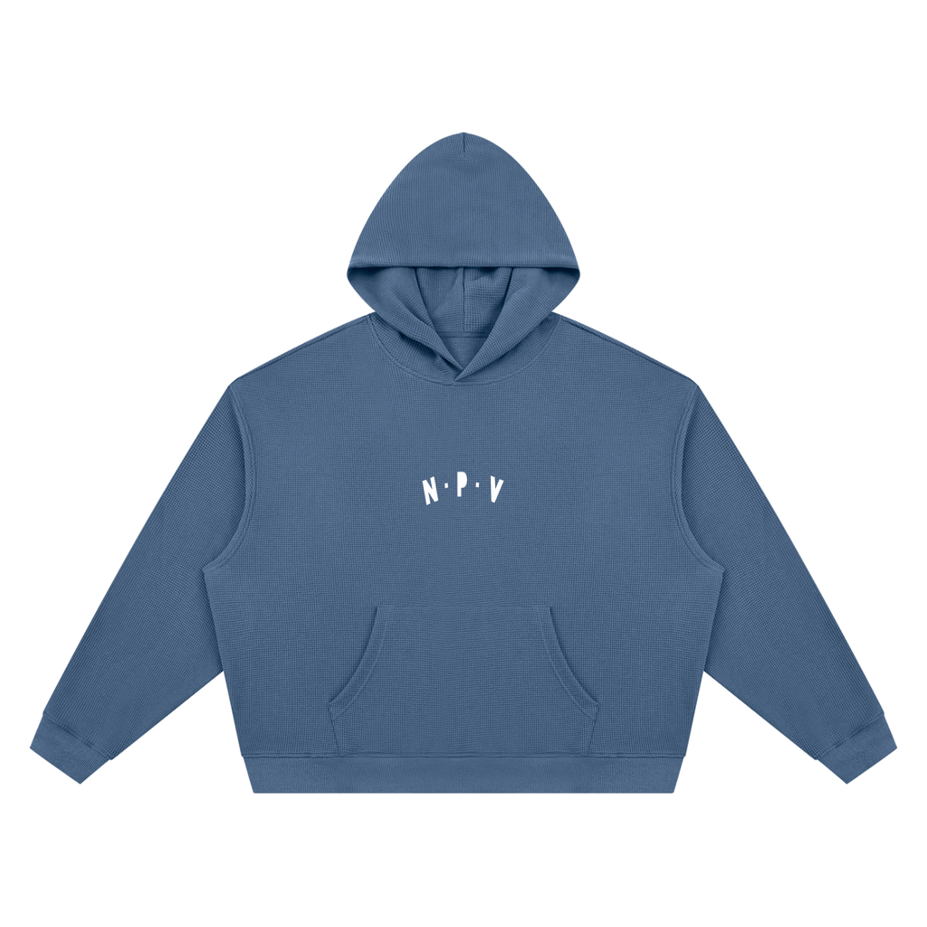 Unisex Waffle Boxy Hoodie