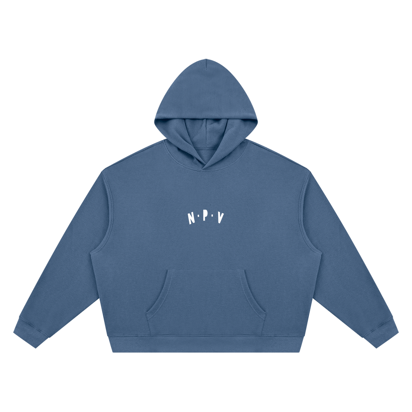 Unisex Waffle Boxy Hoodie