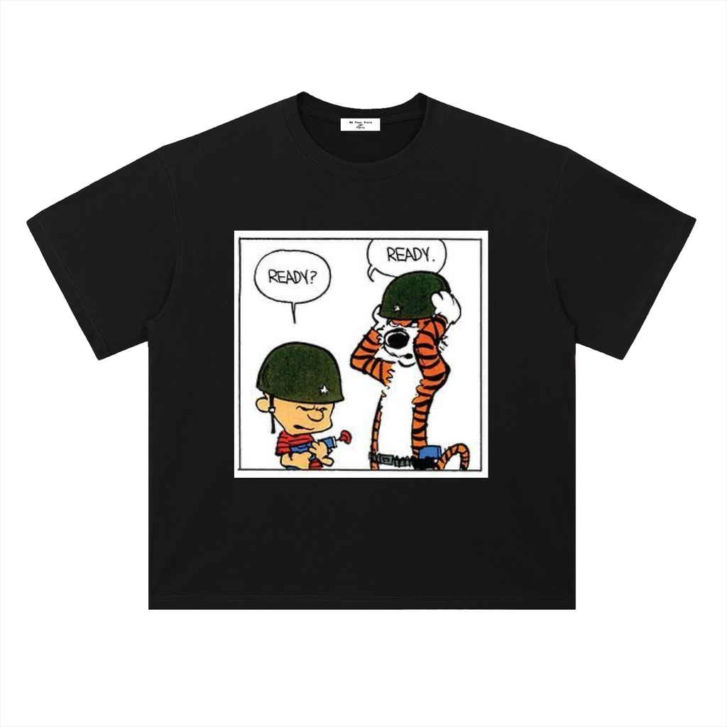 Heavyweight Drop Shoulder Cotton T-Shirt