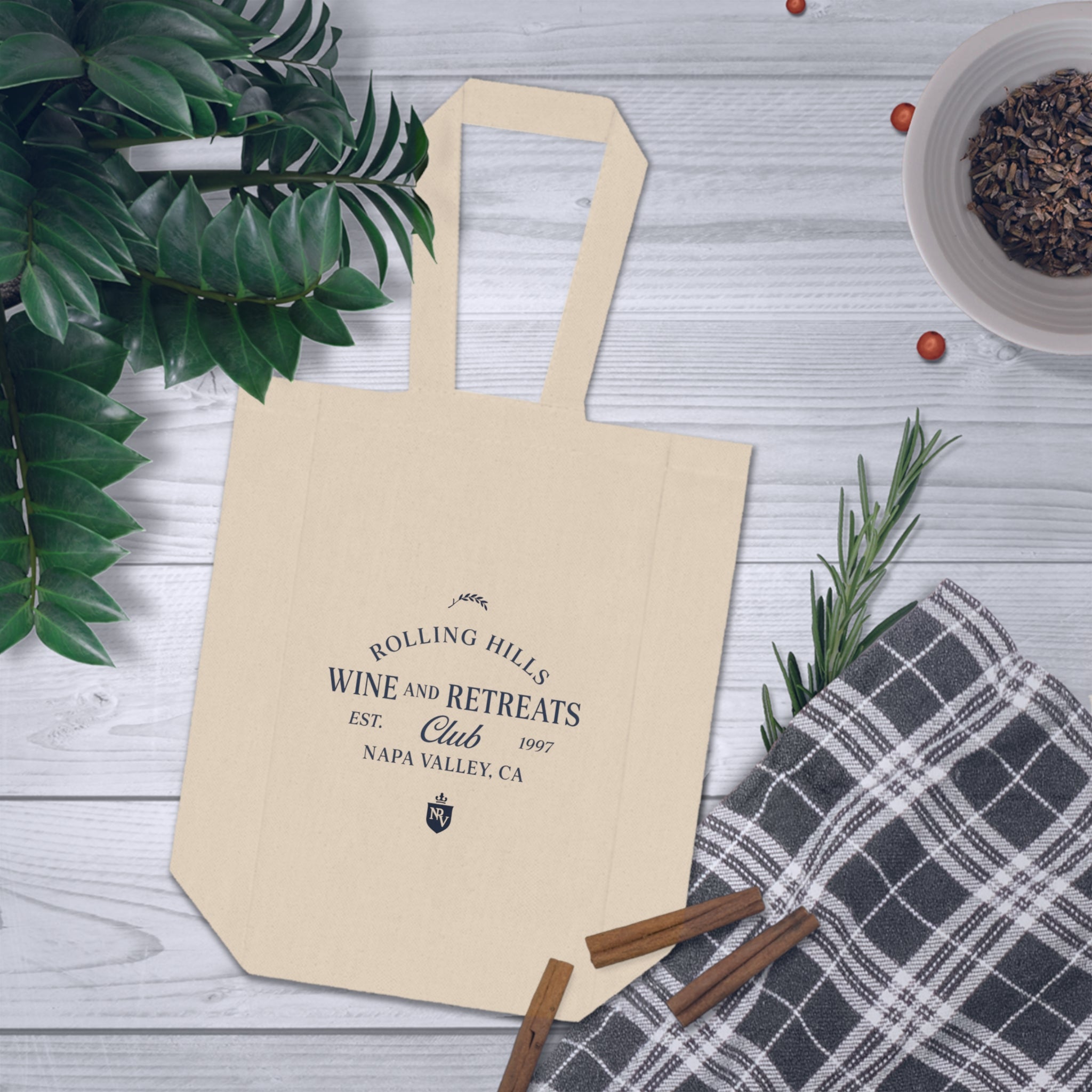 NPV Double Wine Tote Bag