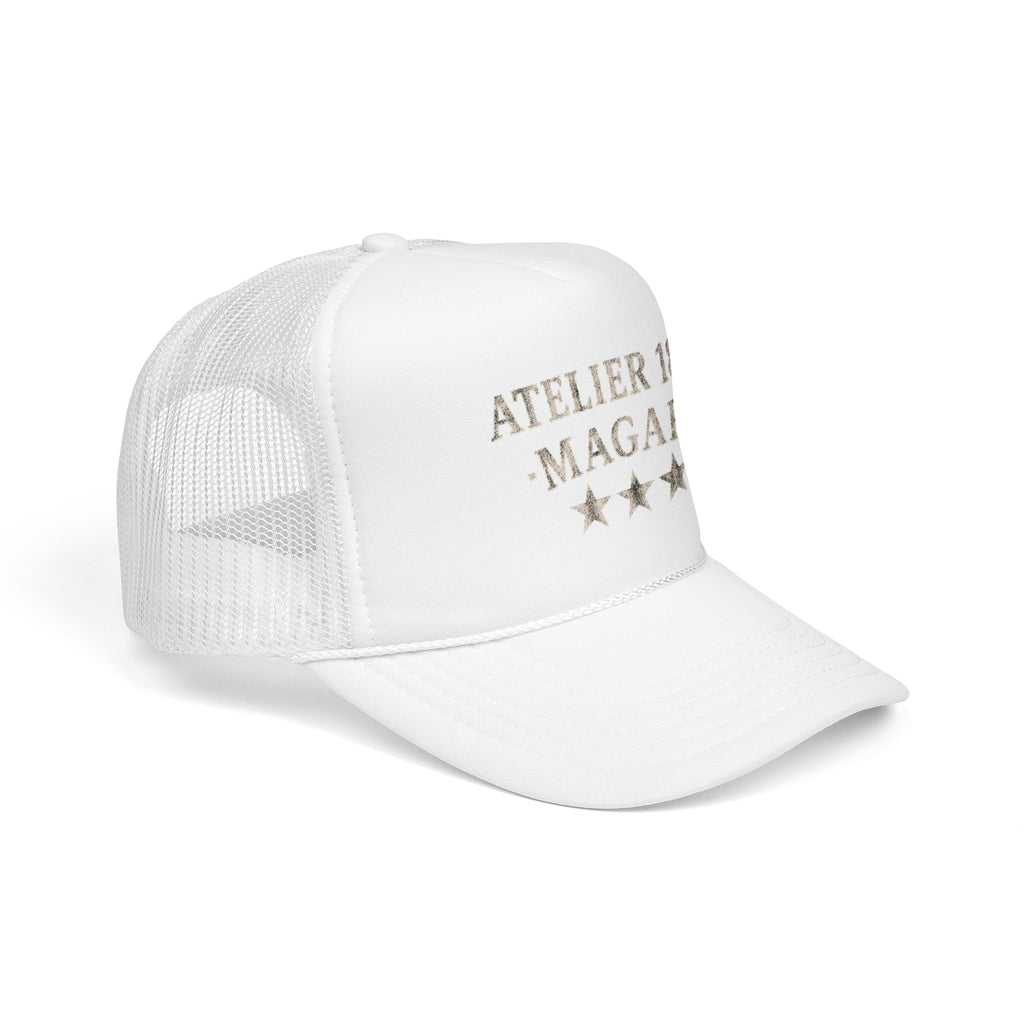 Atelier 1821 Magari Trucker Hat – Vintage Distressed Logo Cap