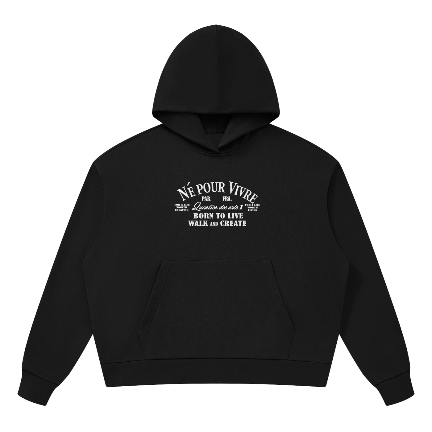 Unisex Drop Shoulder Hoodie