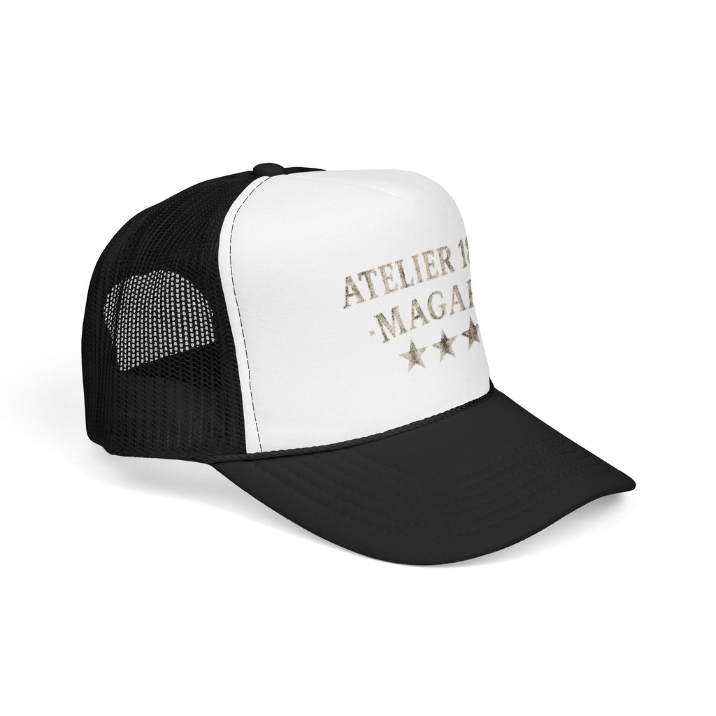 Atelier 1821 Magari Trucker Hat – Vintage Distressed Logo Cap
