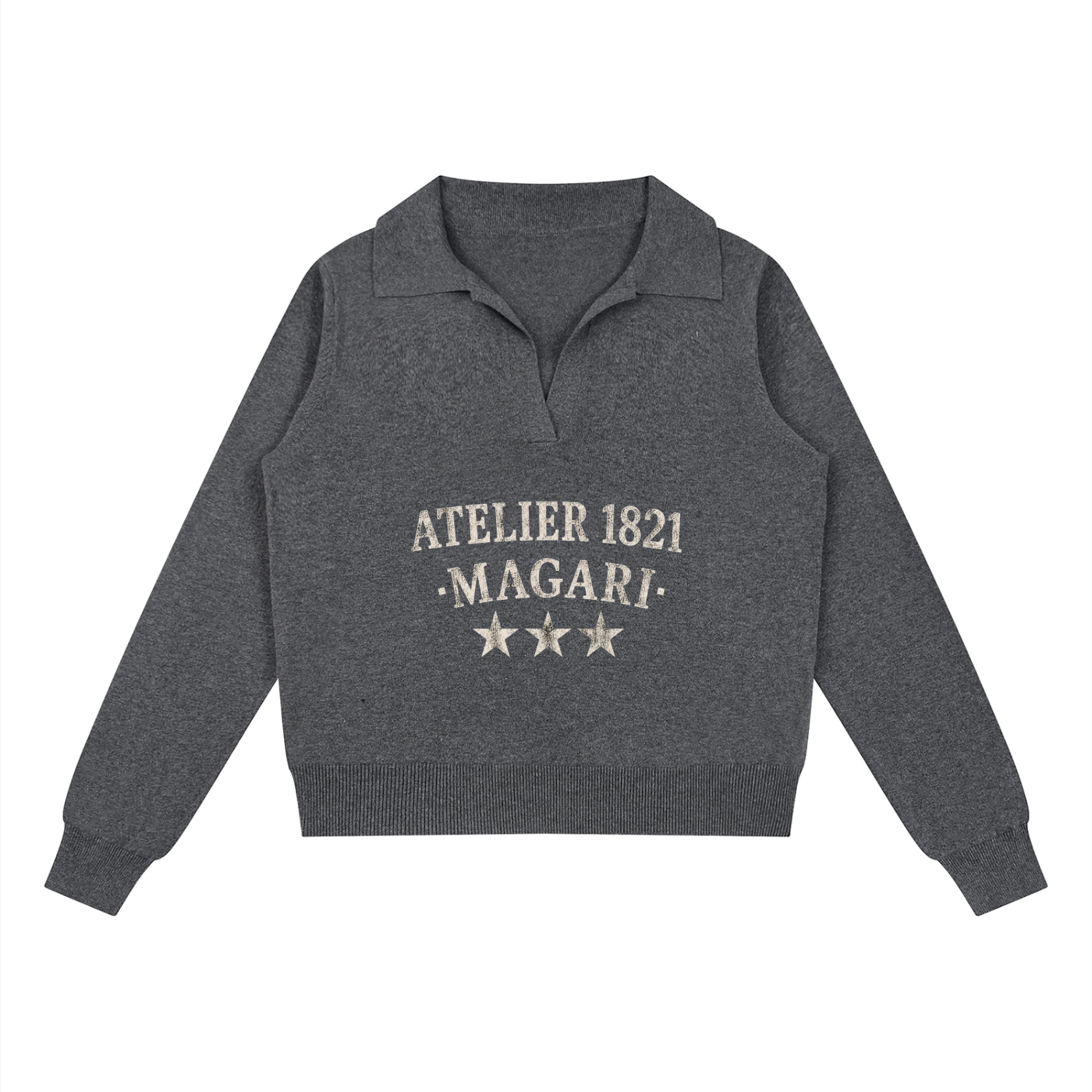 Women’s Collared Pullover Knit Sweater