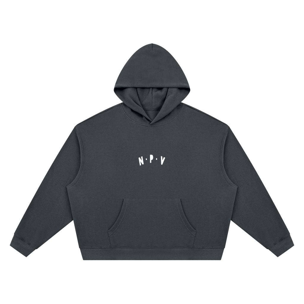 Unisex Waffle Boxy Hoodie