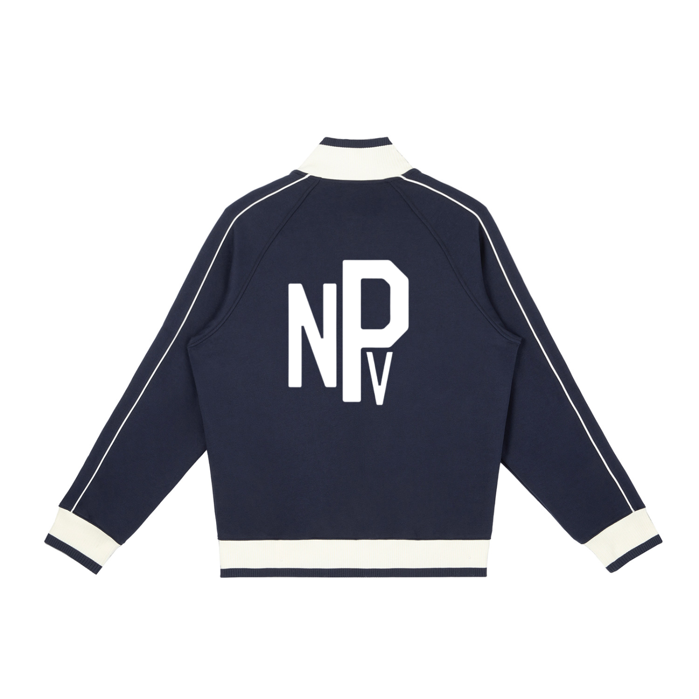 Color Block Raglan Sleeve Zip Track Jacket