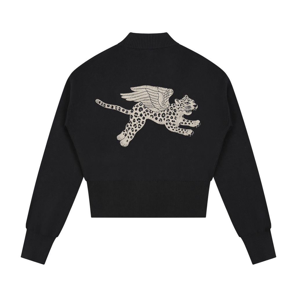 Women’s Mock Neck Zip Up Cardigan