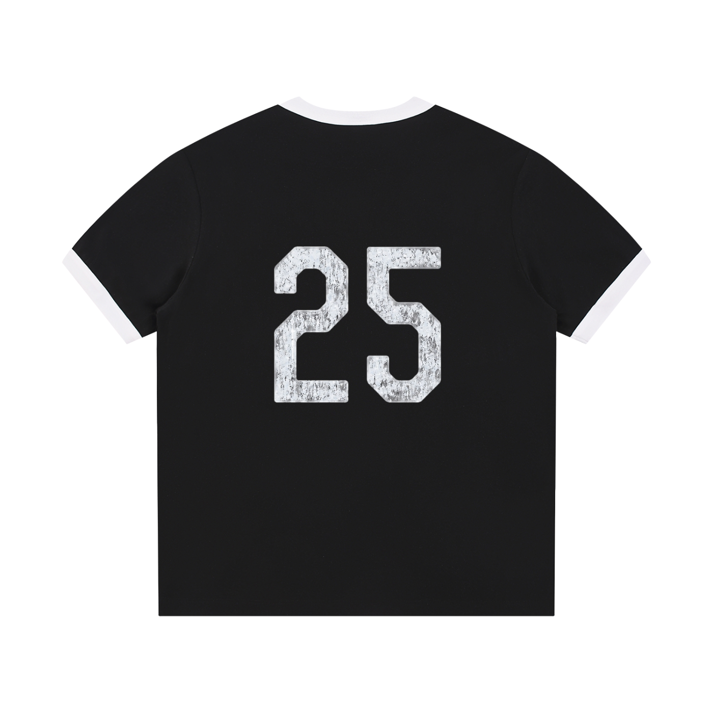 Edge Ribbed Crewneck T-Shirt