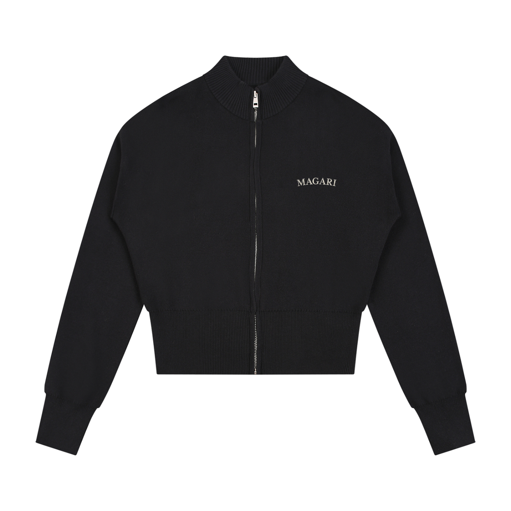 Women’s Mock Neck Zip Up Cardigan