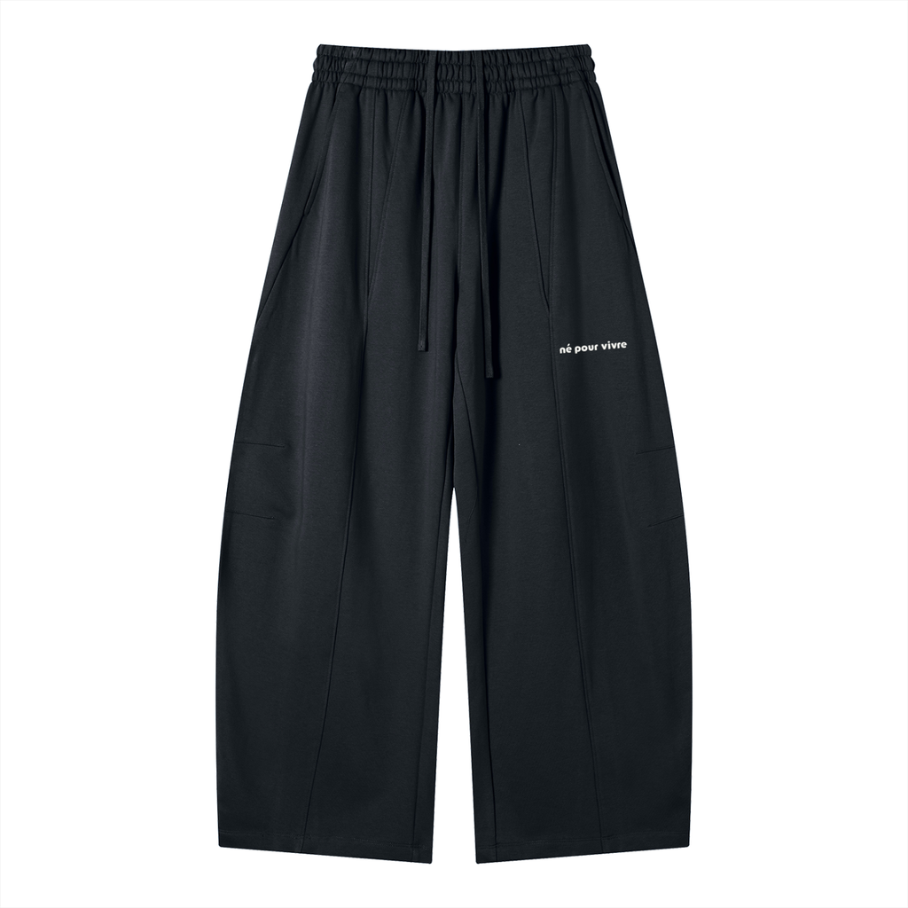 Heavyweight Wide Leg Panel Sweatpants
