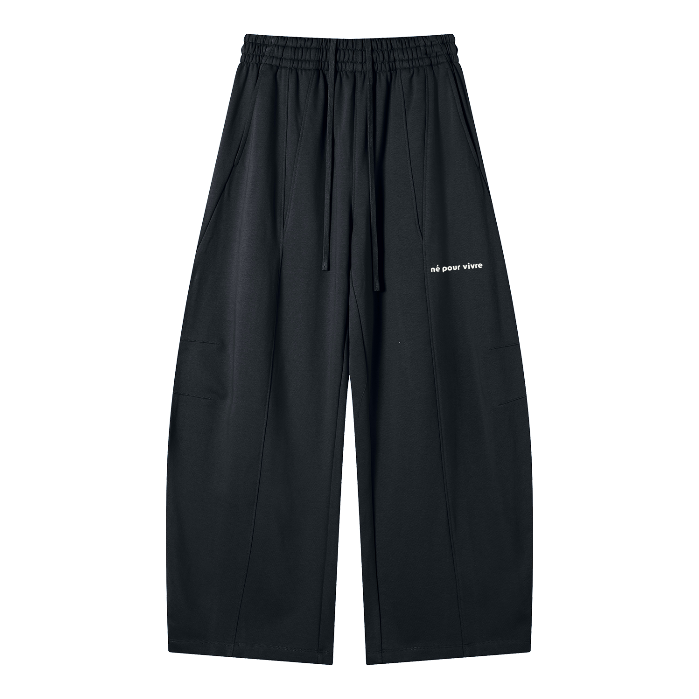 Heavyweight Wide Leg Panel Sweatpants