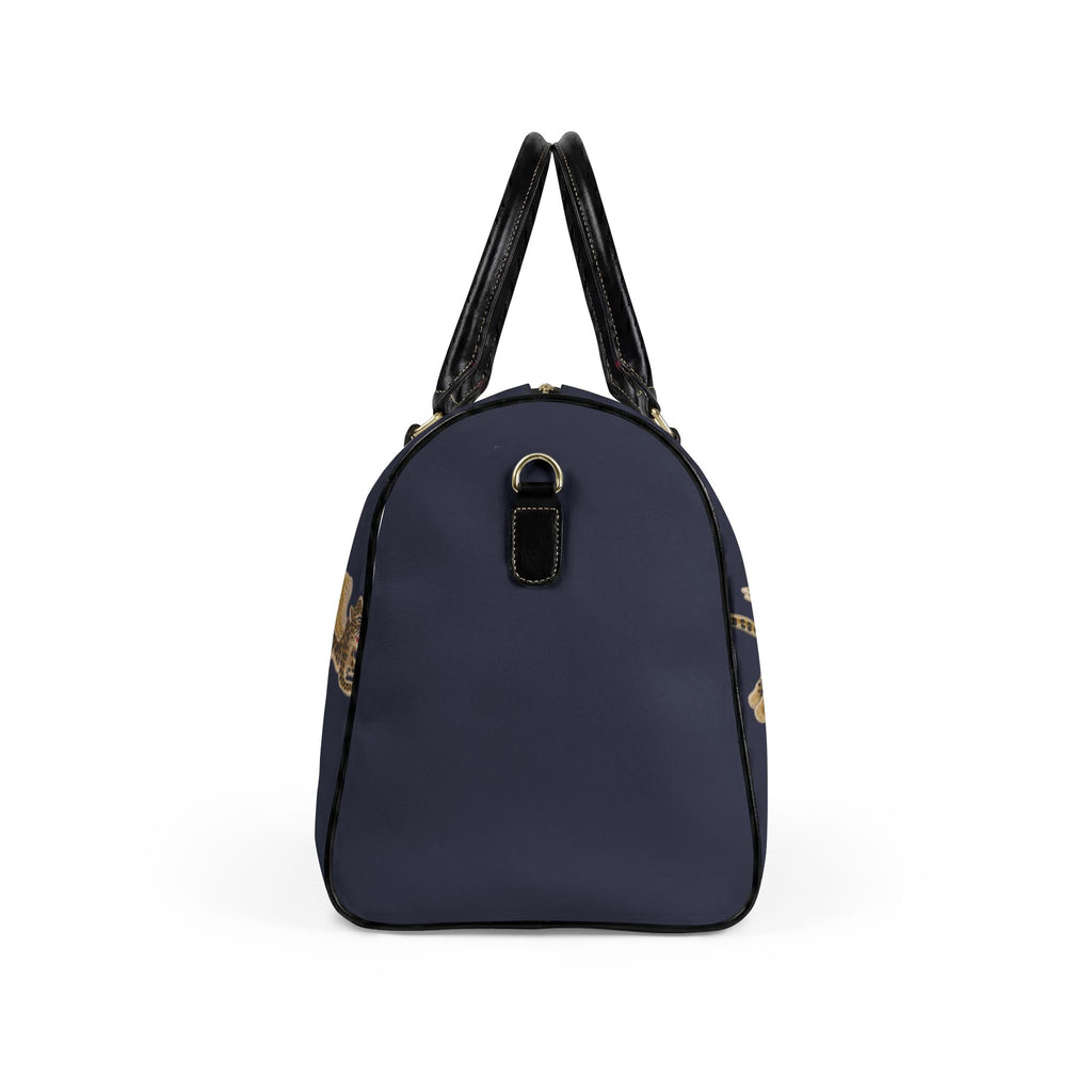 Leopard Runner Faux Leather Travel Bag — Stylish Duffle for Weekend Getaways