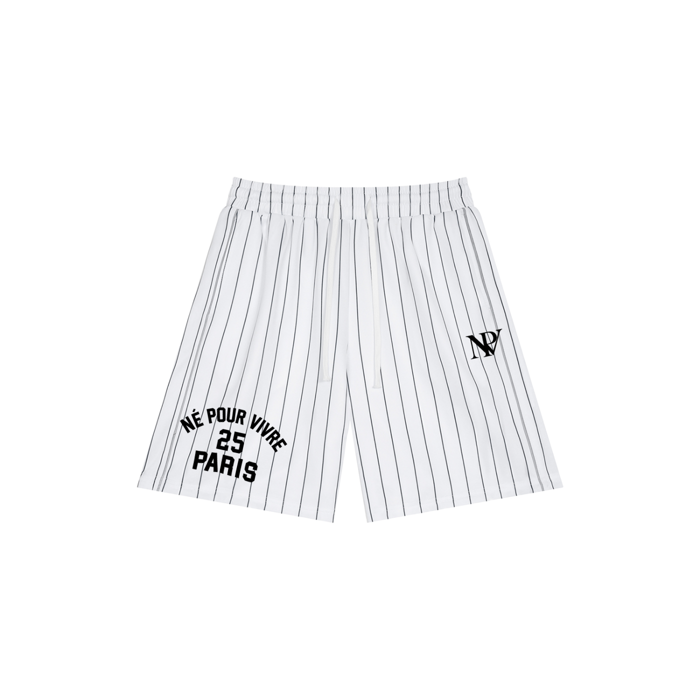 Striped Loose Fit Shorts