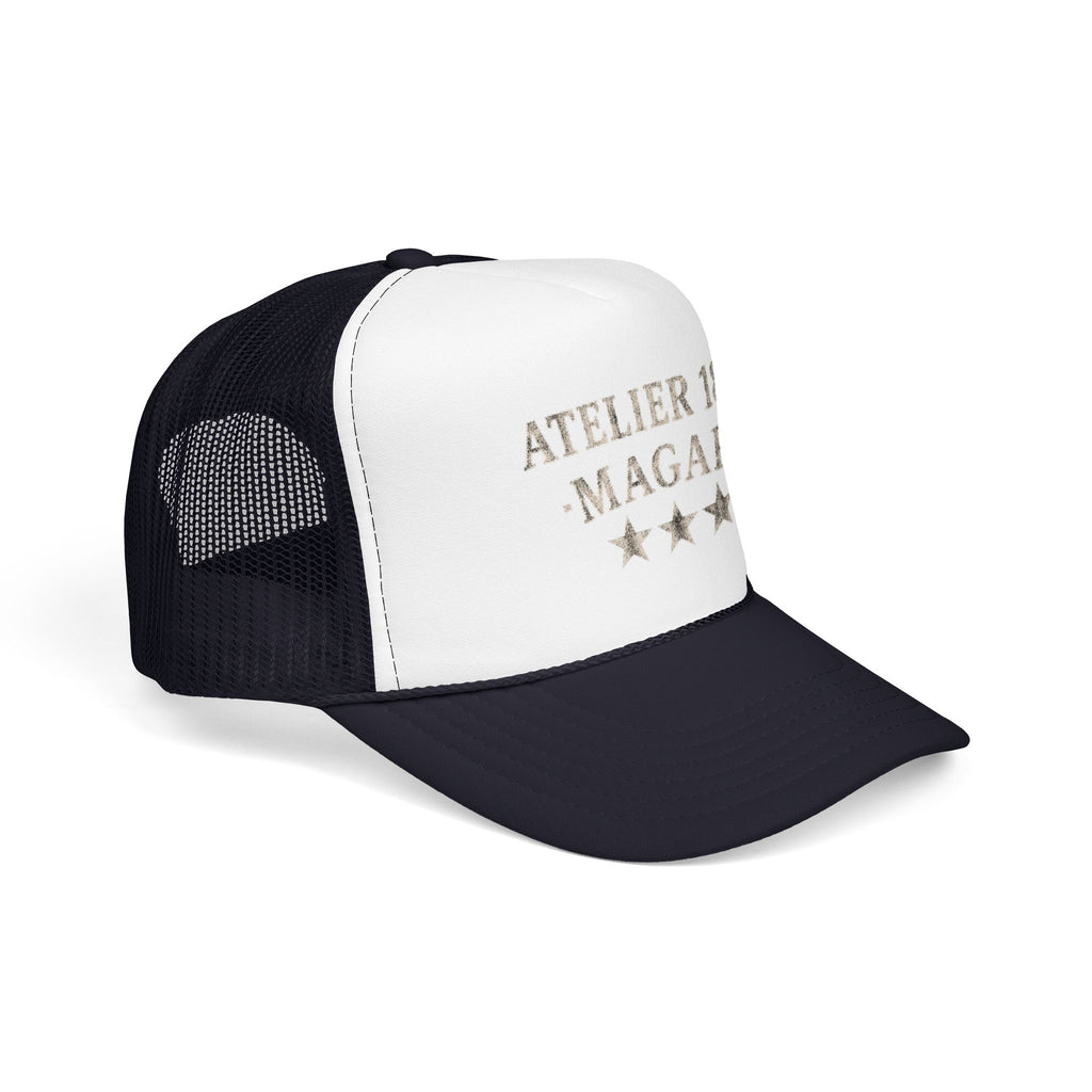 Atelier 1821 Magari Trucker Hat – Vintage Distressed Logo Cap