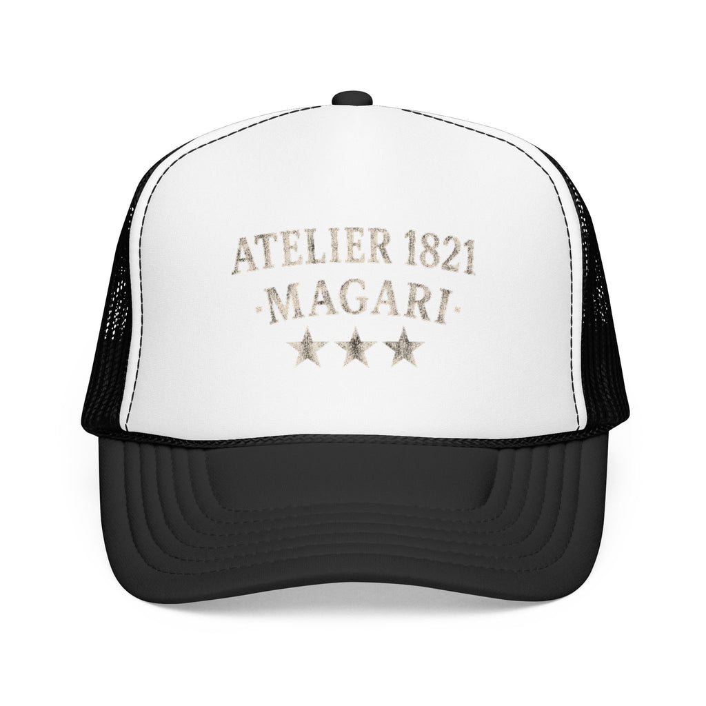 Atelier 1821 Magari Trucker Hat – Vintage Distressed Logo Cap