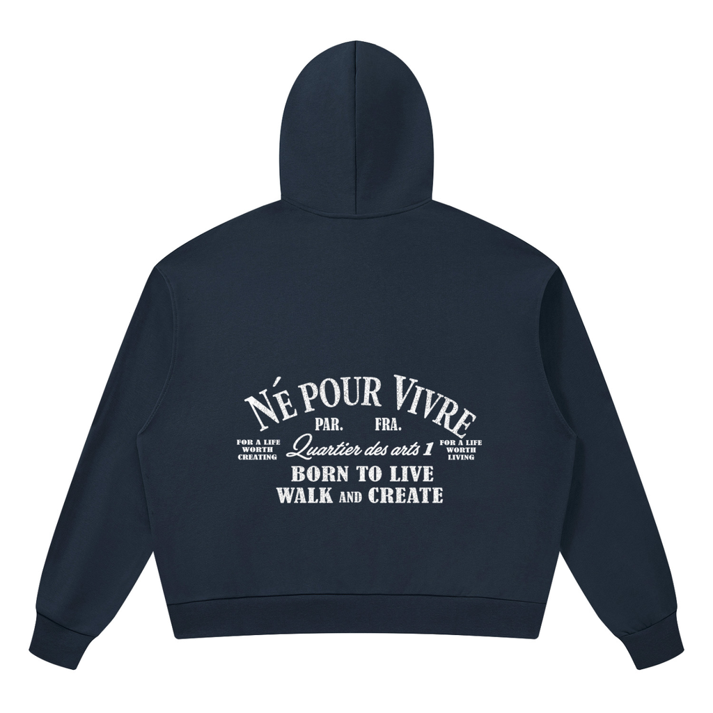 Unisex Drop Shoulder Hoodie