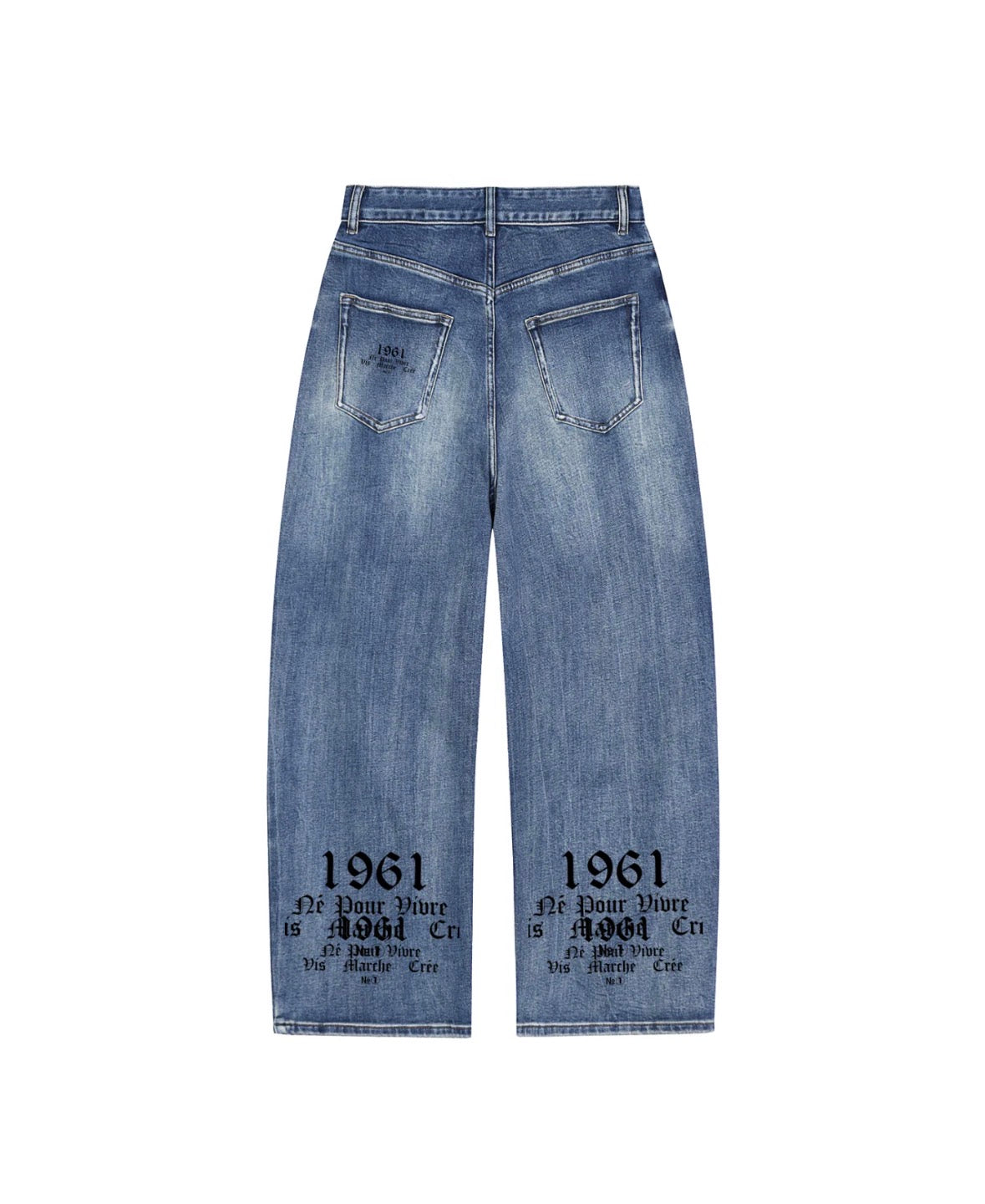 Sun Fade Heavyweight Denim Jeans
