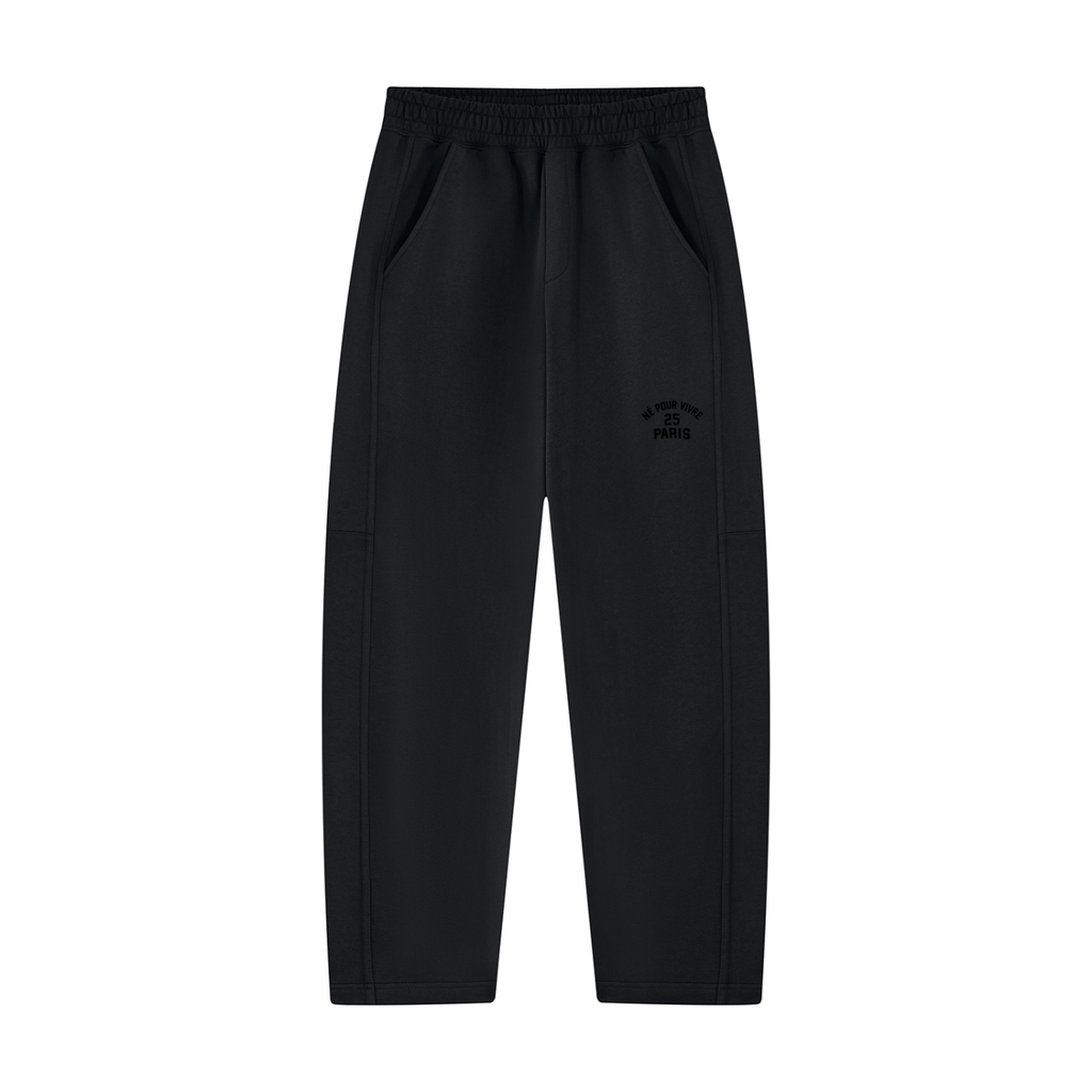 Unisex Tapered Straight Hem Sweatpants