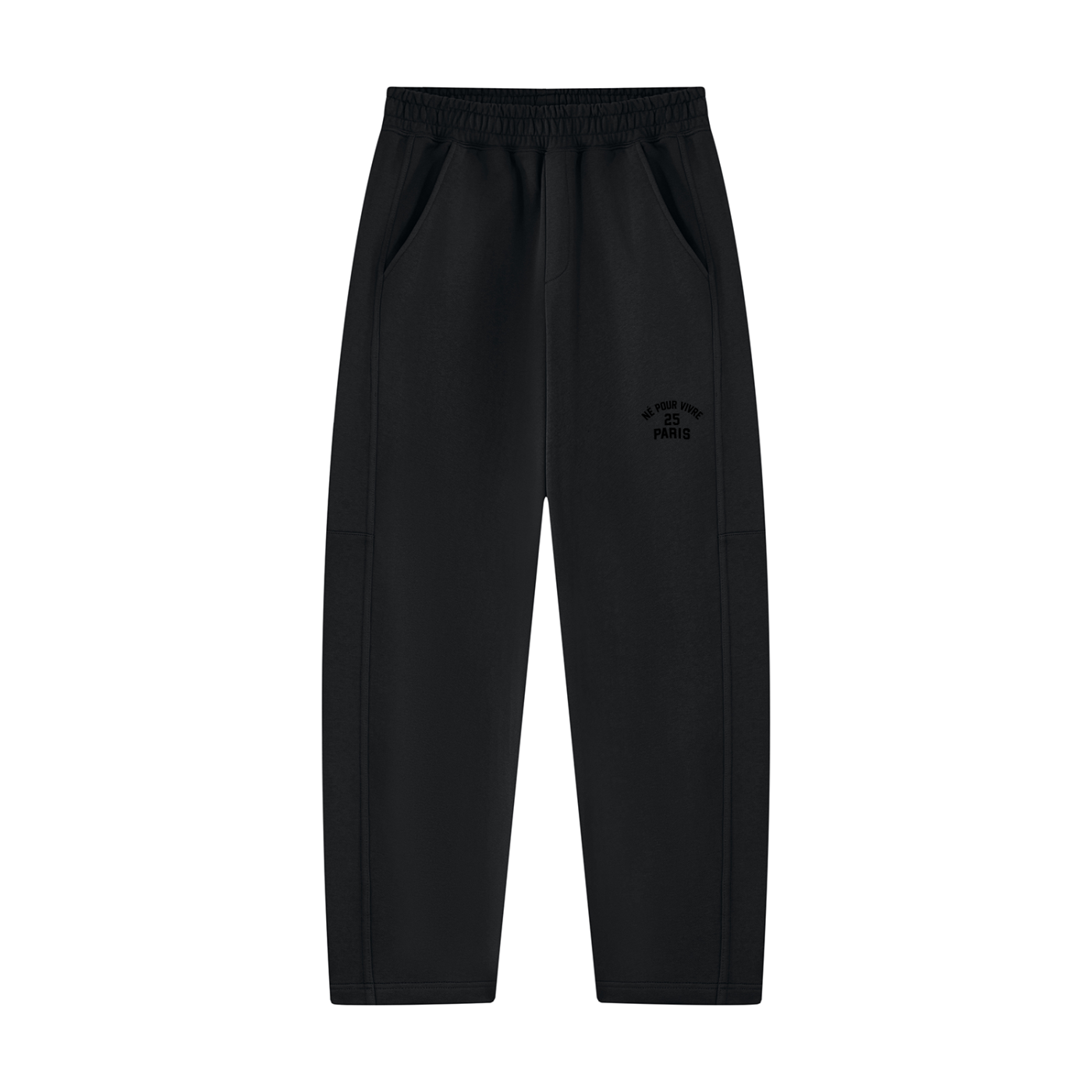 Unisex Tapered Straight Hem Sweatpants