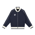 Color Block Raglan Sleeve Zip Track Jacket