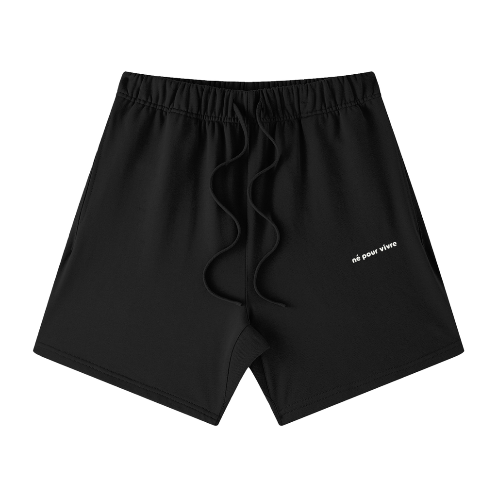 Unisex Earth Tone Loose Fit Cotton Shorts