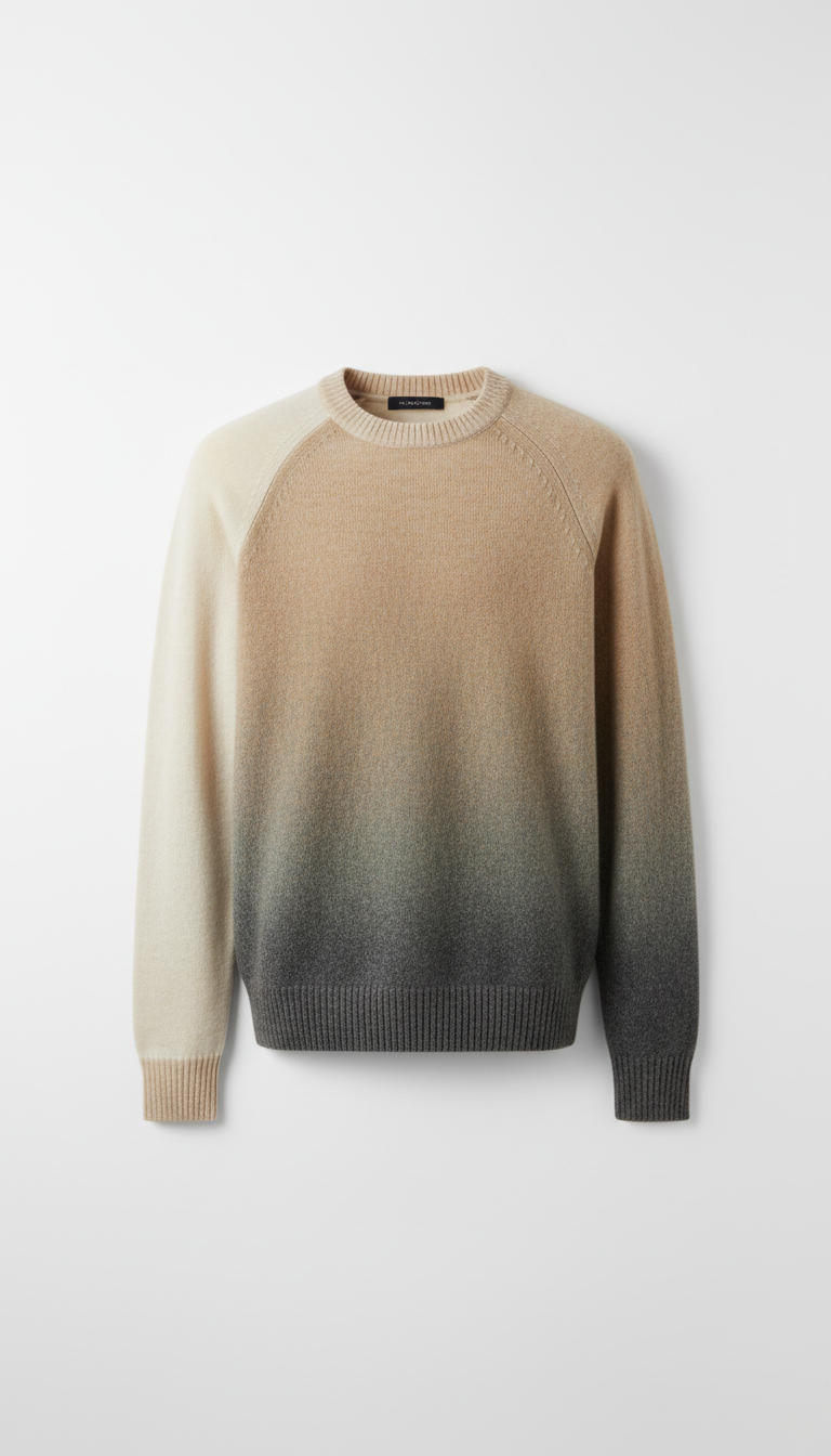 Vicuña Wool Crewneck Sweater