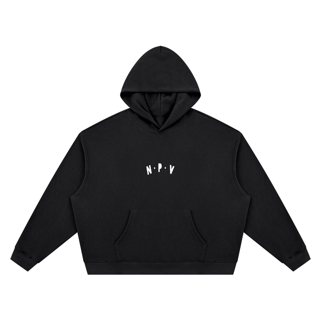 Unisex Waffle Boxy Hoodie