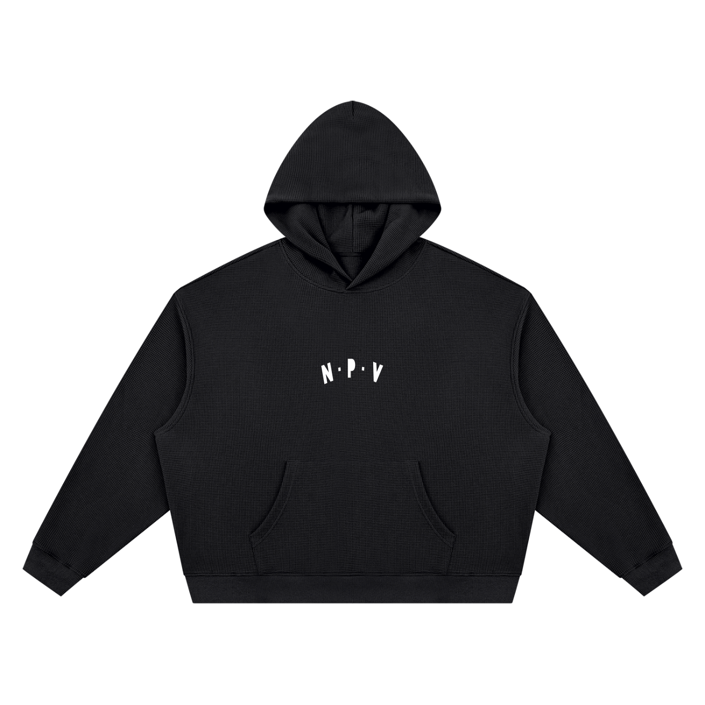 Unisex Waffle Boxy Hoodie