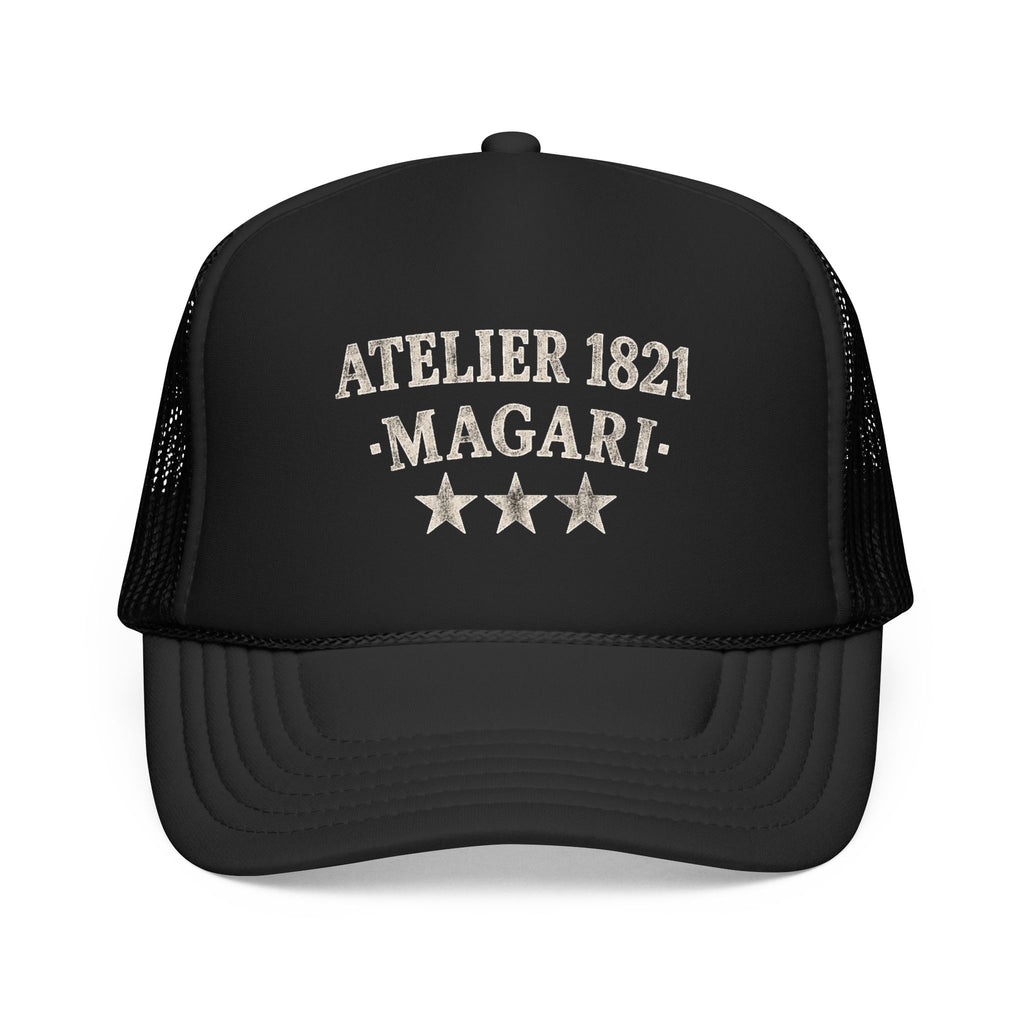 Atelier 1821 Magari Trucker Hat – Vintage Distressed Logo Cap