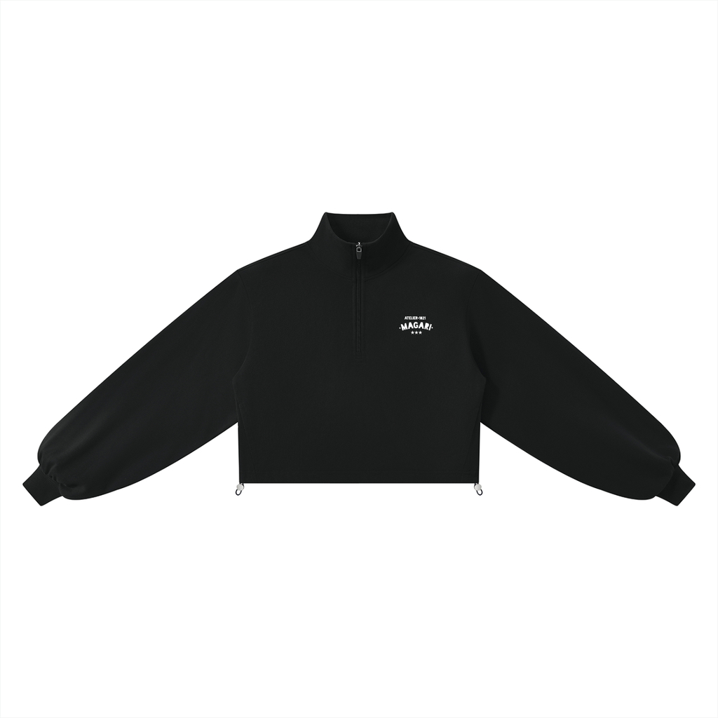 Women’s Mock-Neck Quarter-Zip Sweatshirt
