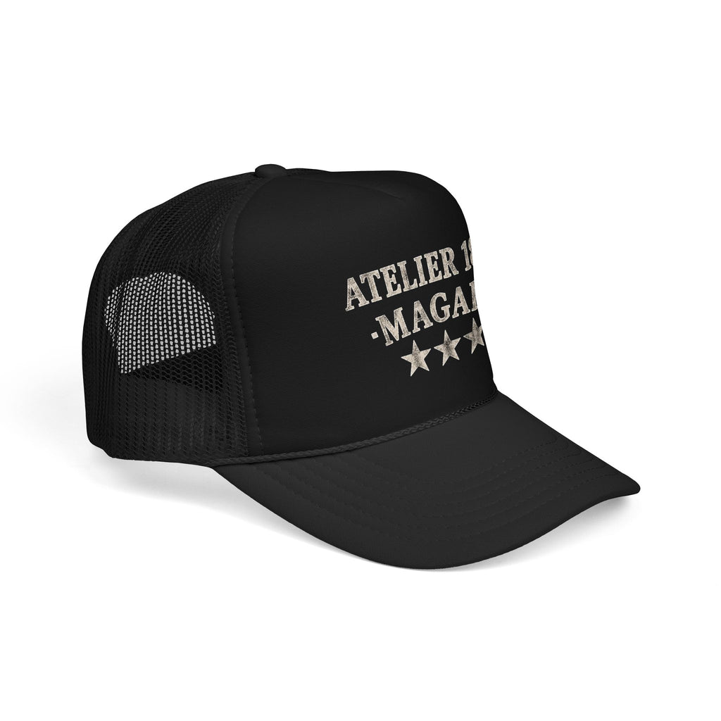 Atelier 1821 Magari Trucker Hat – Vintage Distressed Logo Cap