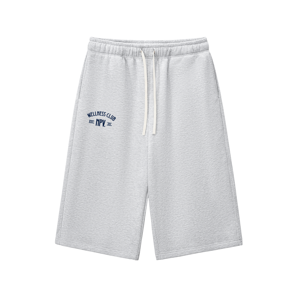Relaxed Drawstring Three-quarter Sweatpants