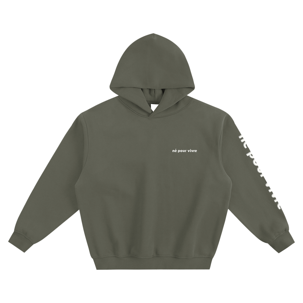 Fleeced Boxy Hoodie