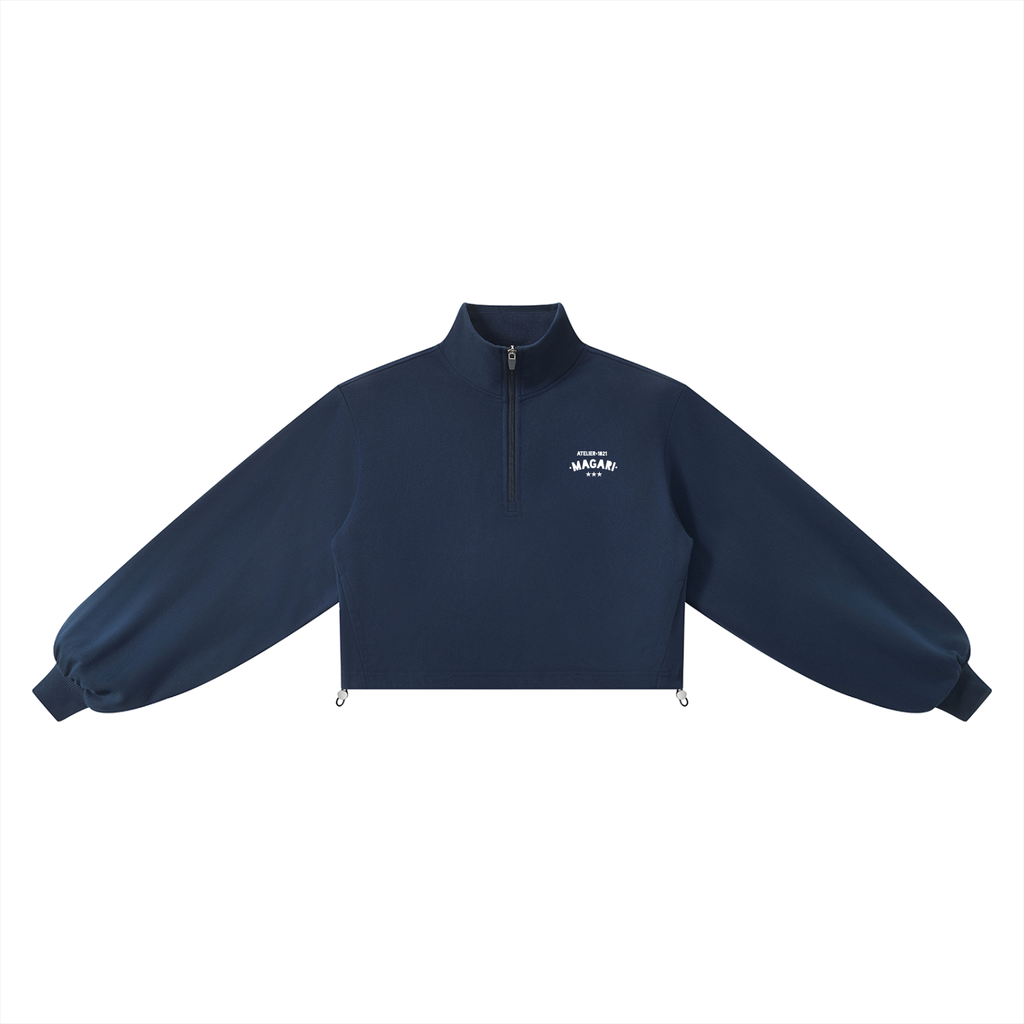 Women’s Mock-Neck Quarter-Zip Sweatshirt
