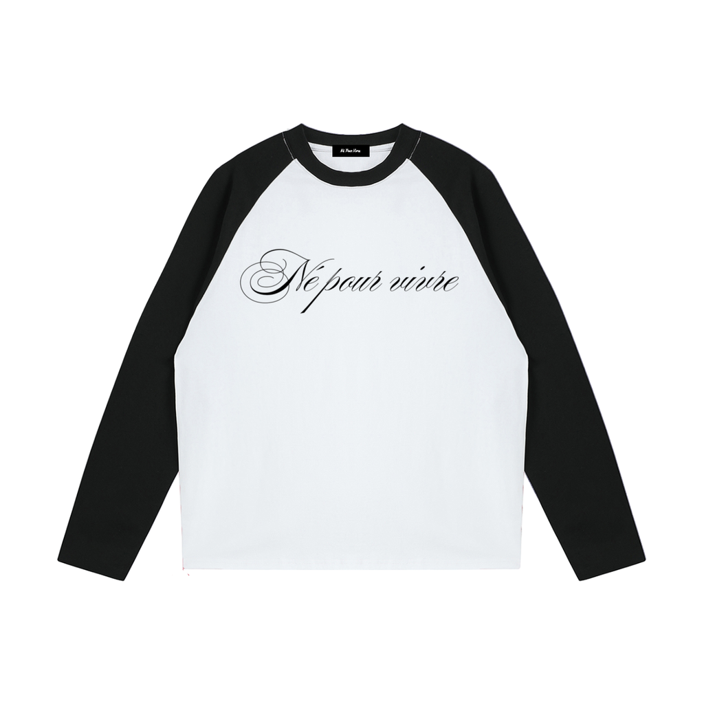 Color-Blocked Raglan Long-Sleeve T-Shirt