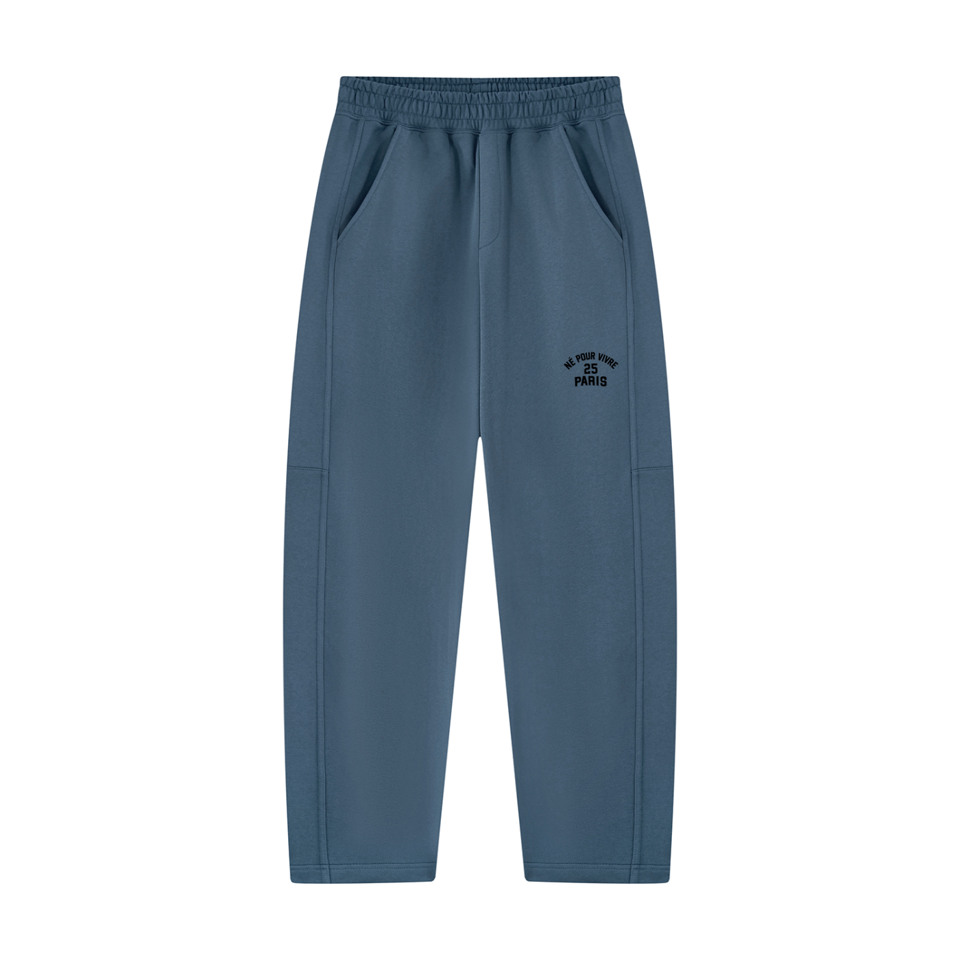 Unisex Tapered Straight Hem Sweatpants
