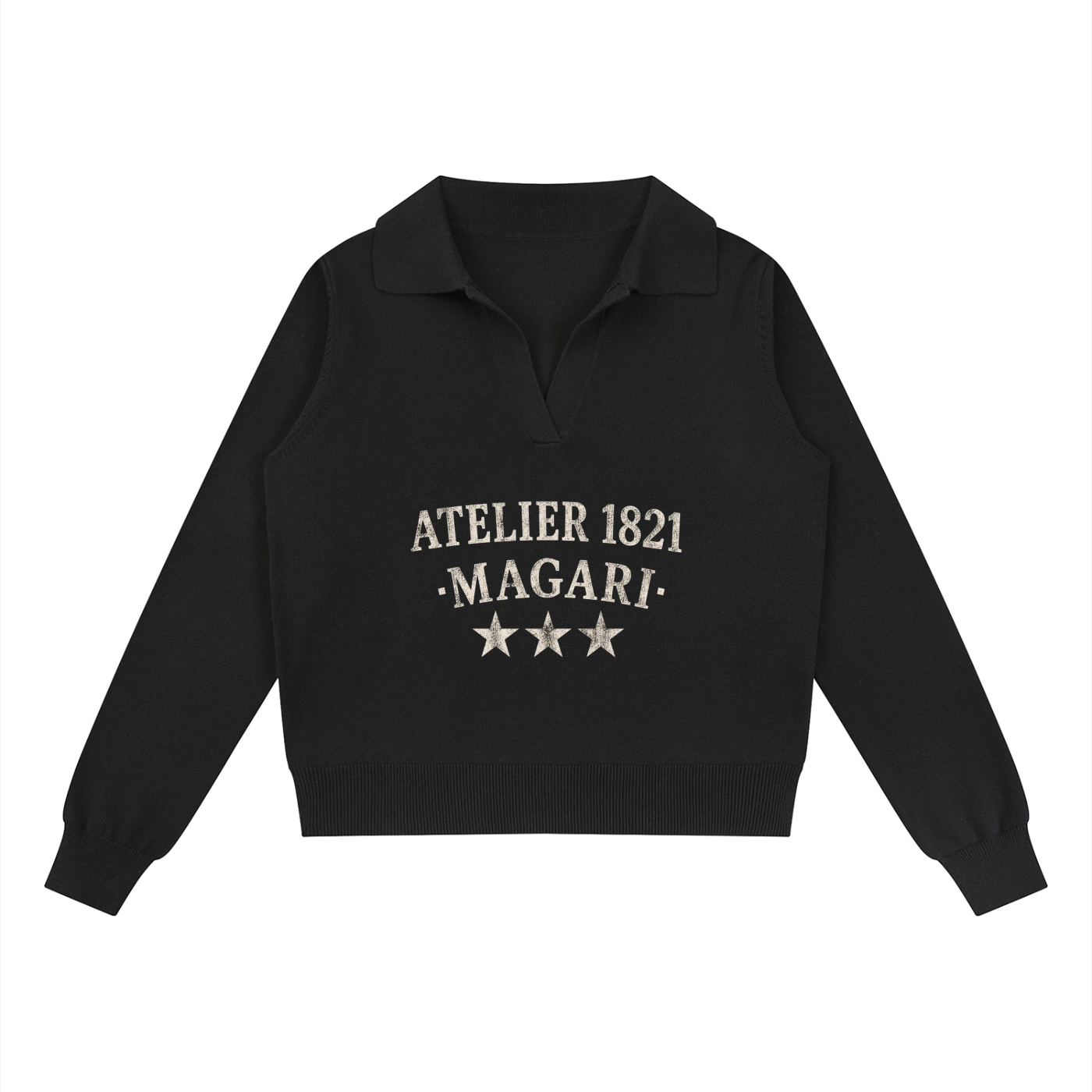 Women’s Collared Pullover Knit Sweater