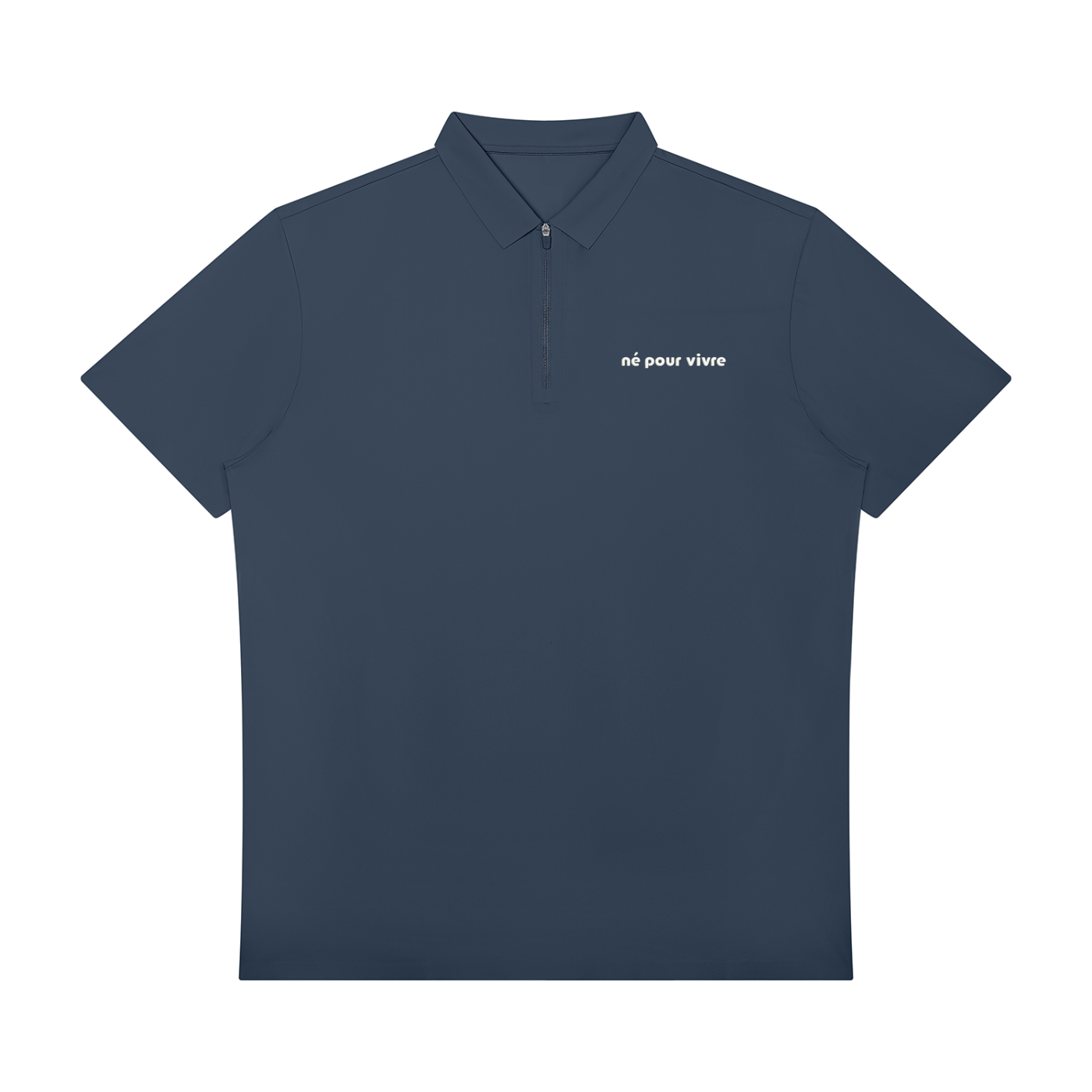 Men's Quarter-Zip Performance Polo Shirt