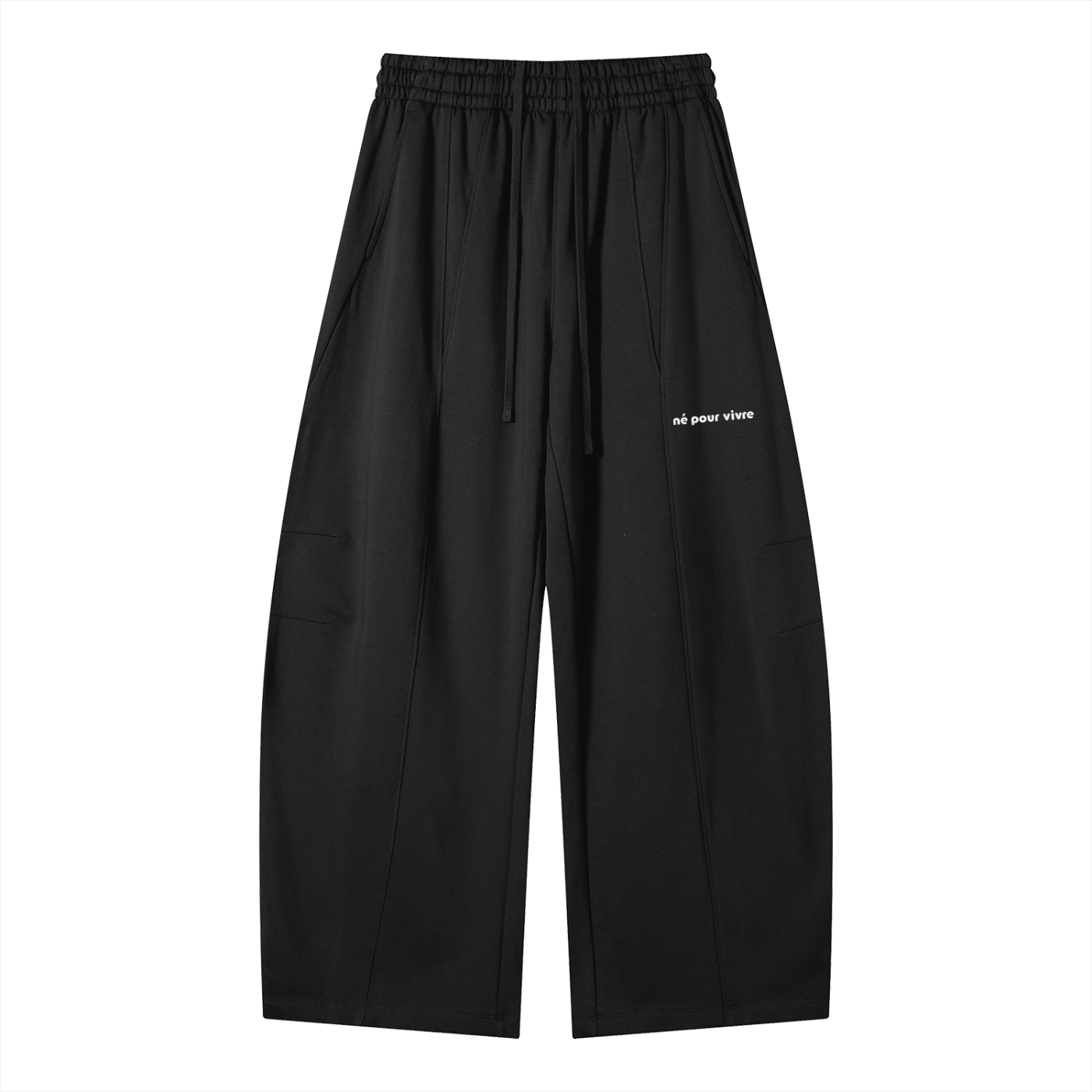 Heavyweight Wide Leg Panel Sweatpants
