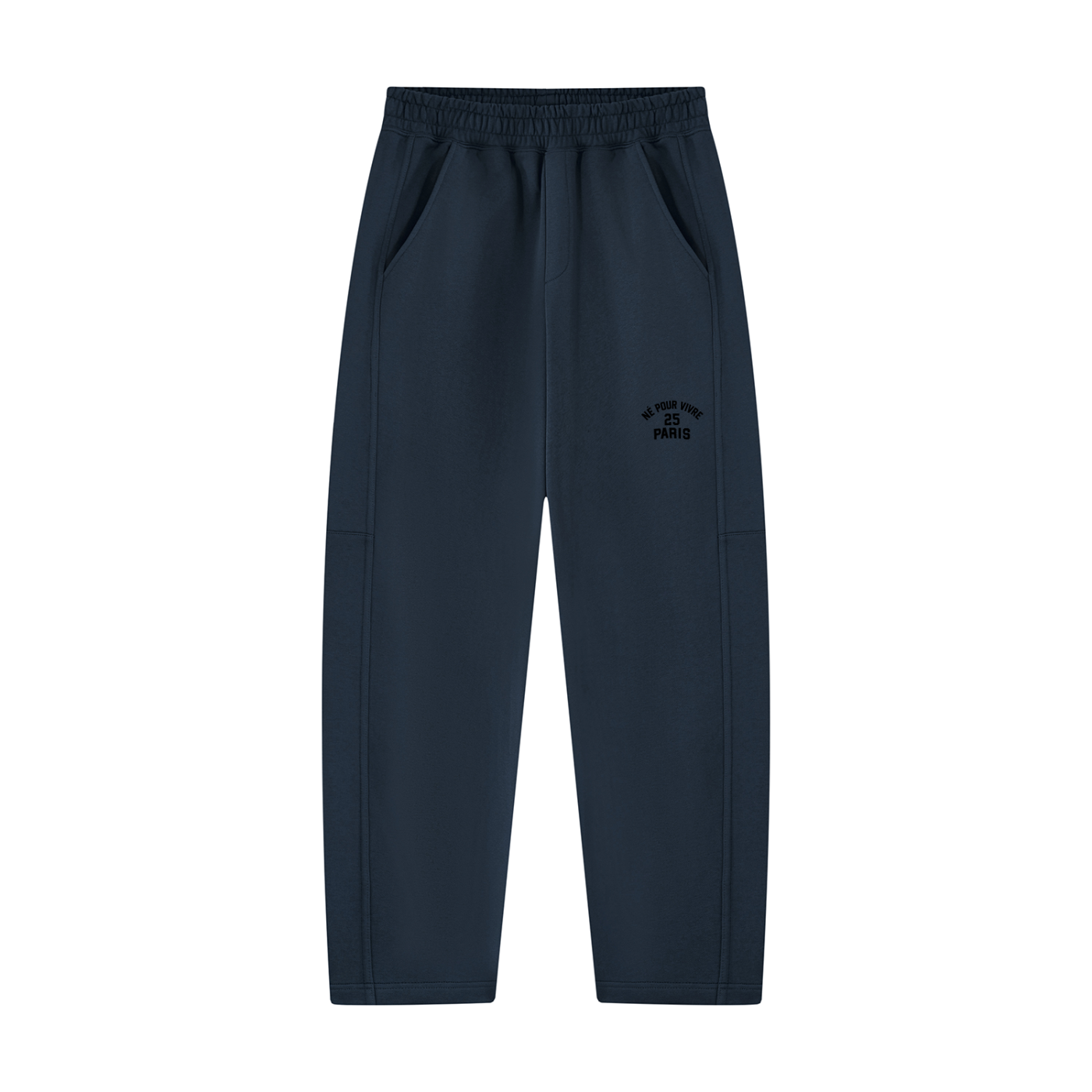 Unisex Tapered Straight Hem Sweatpants