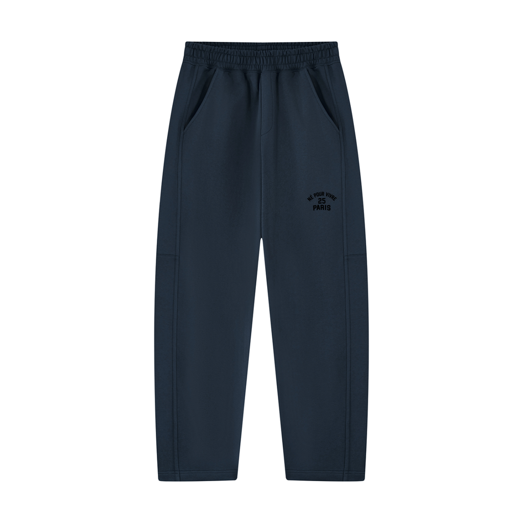 Unisex Tapered Straight Hem Sweatpants