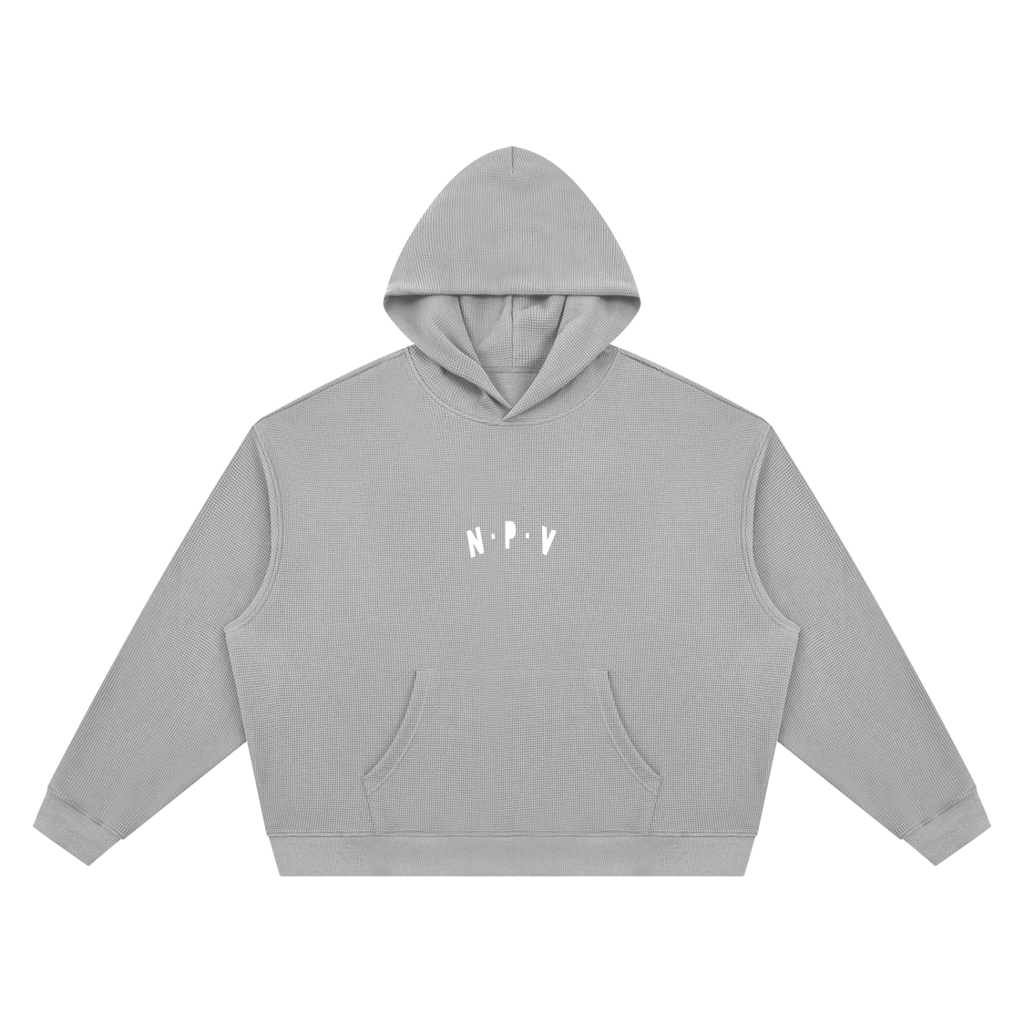 Unisex Waffle Boxy Hoodie