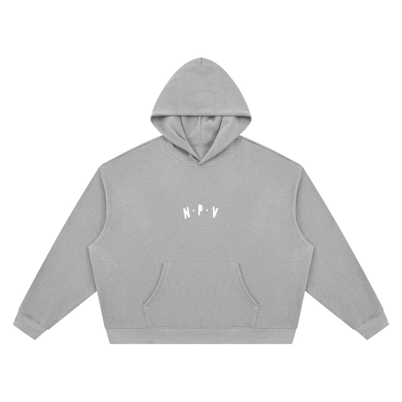 Unisex Waffle Boxy Hoodie