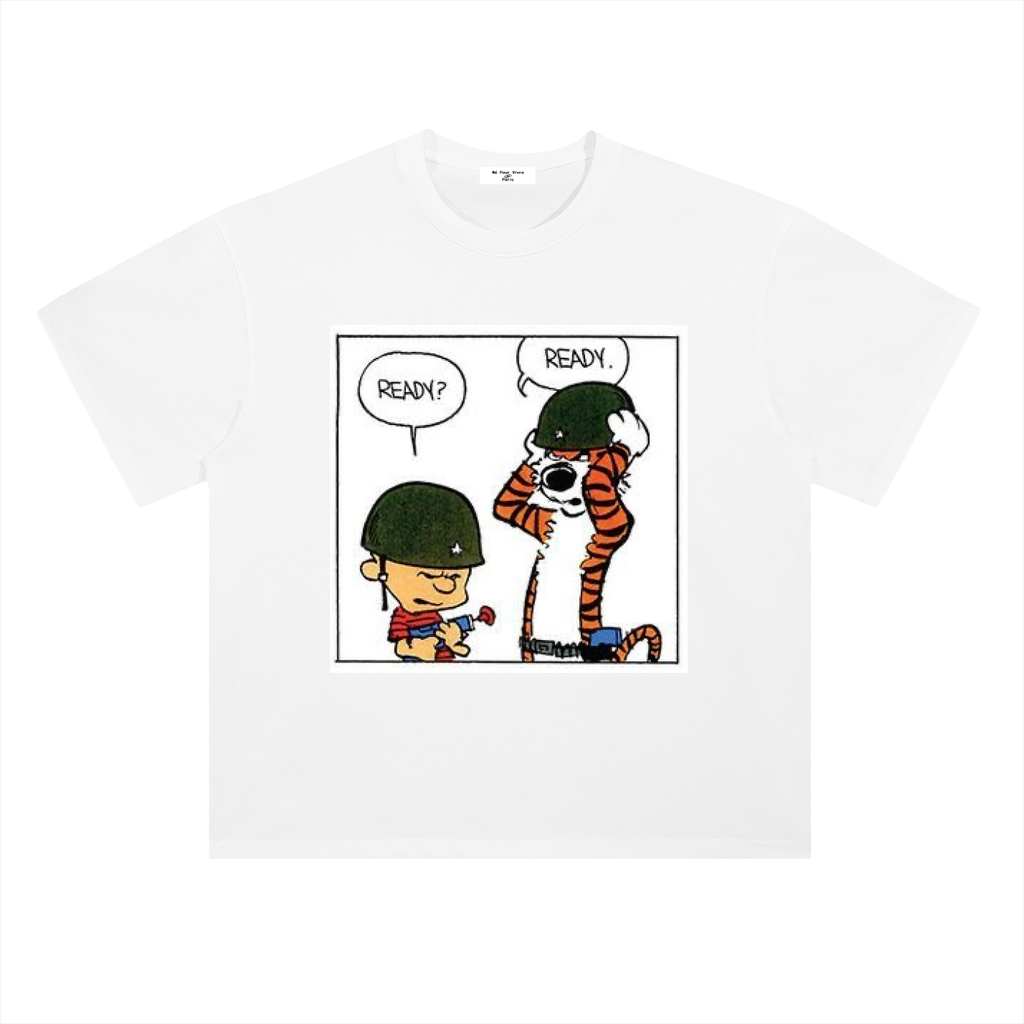 Heavyweight Drop Shoulder Cotton T-Shirt