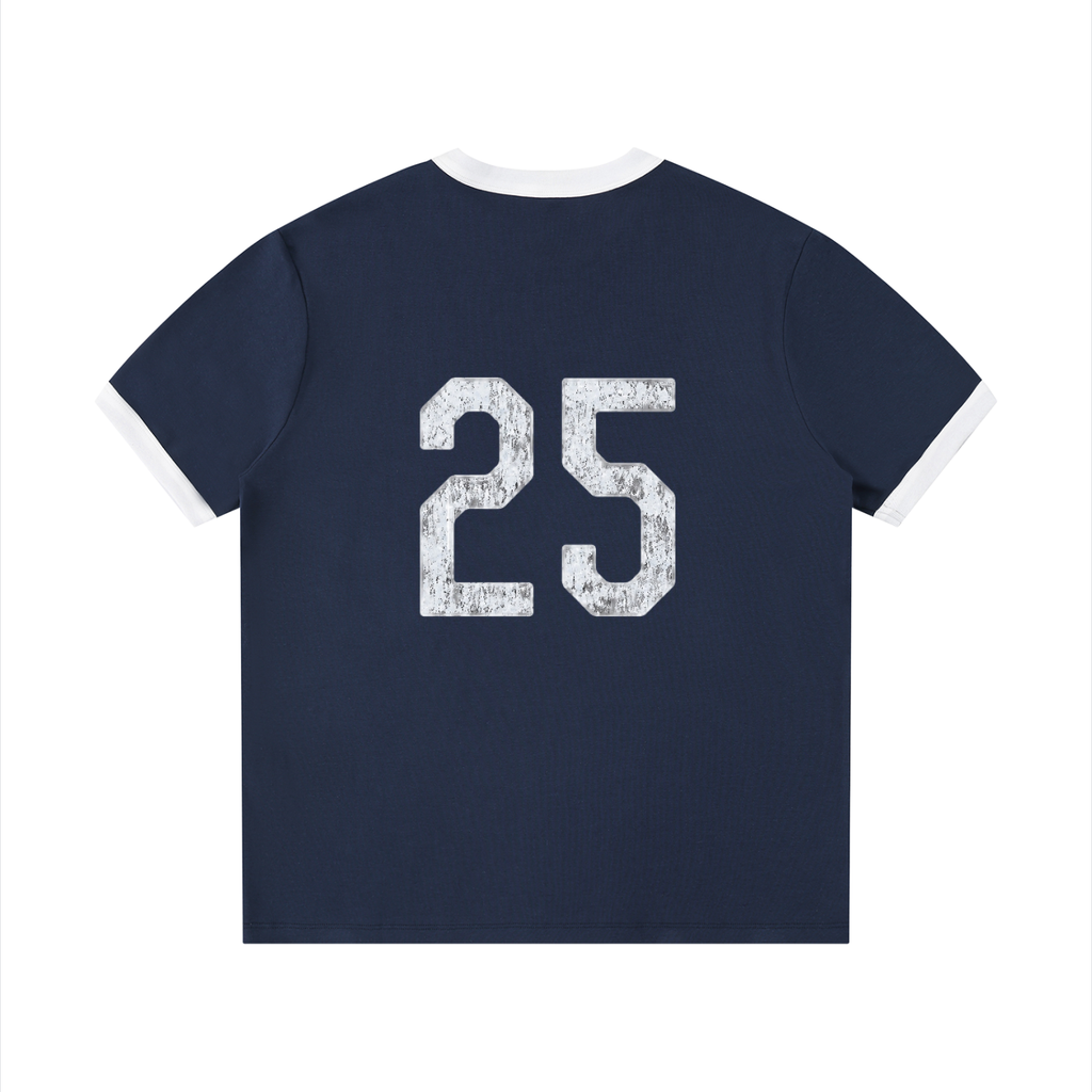 Edge Ribbed Crewneck T-Shirt