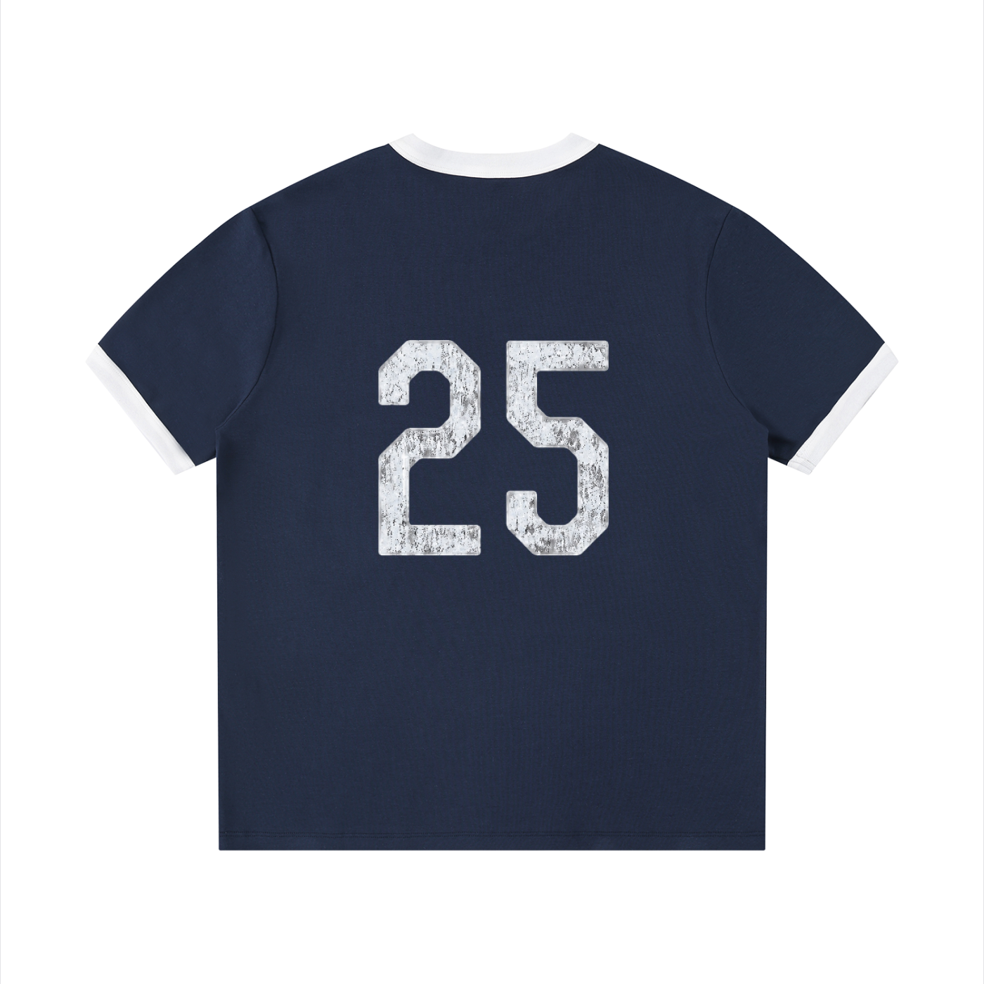 Edge Ribbed Crewneck T-Shirt