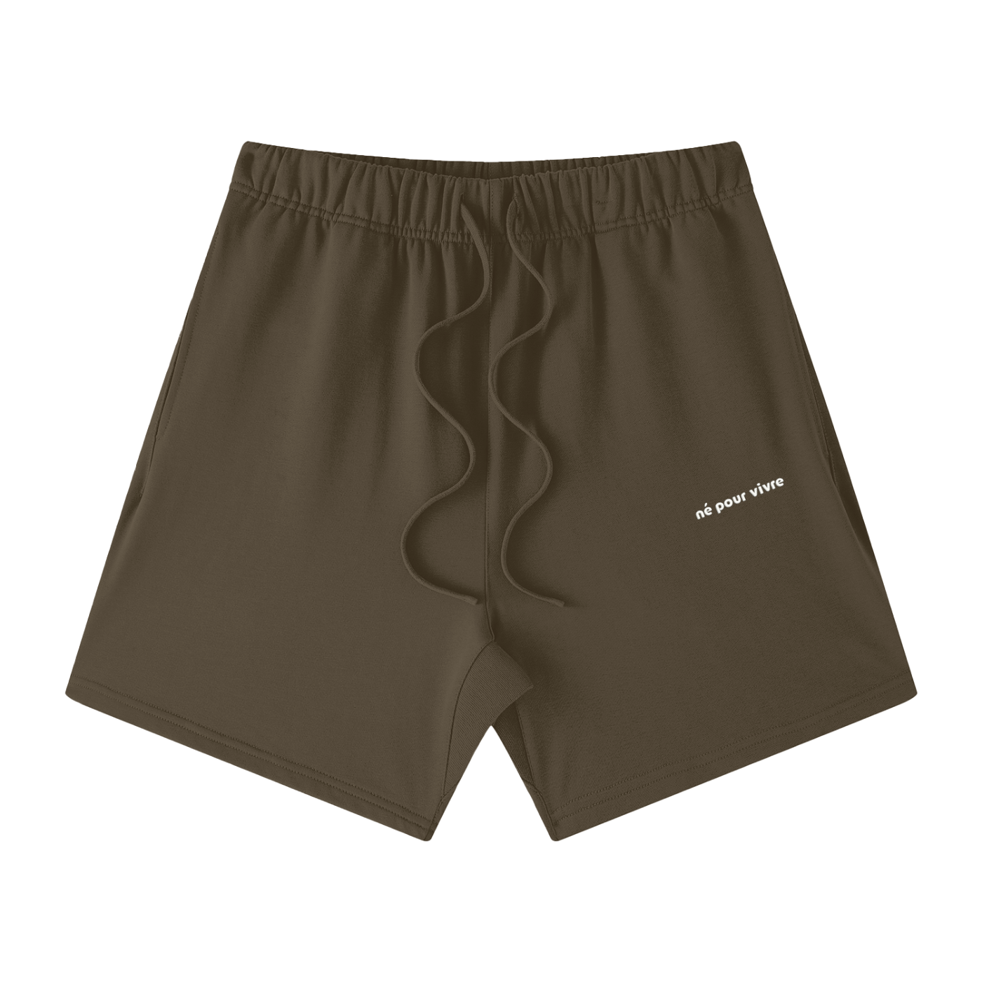 Unisex Earth Tone Loose Fit Cotton Shorts