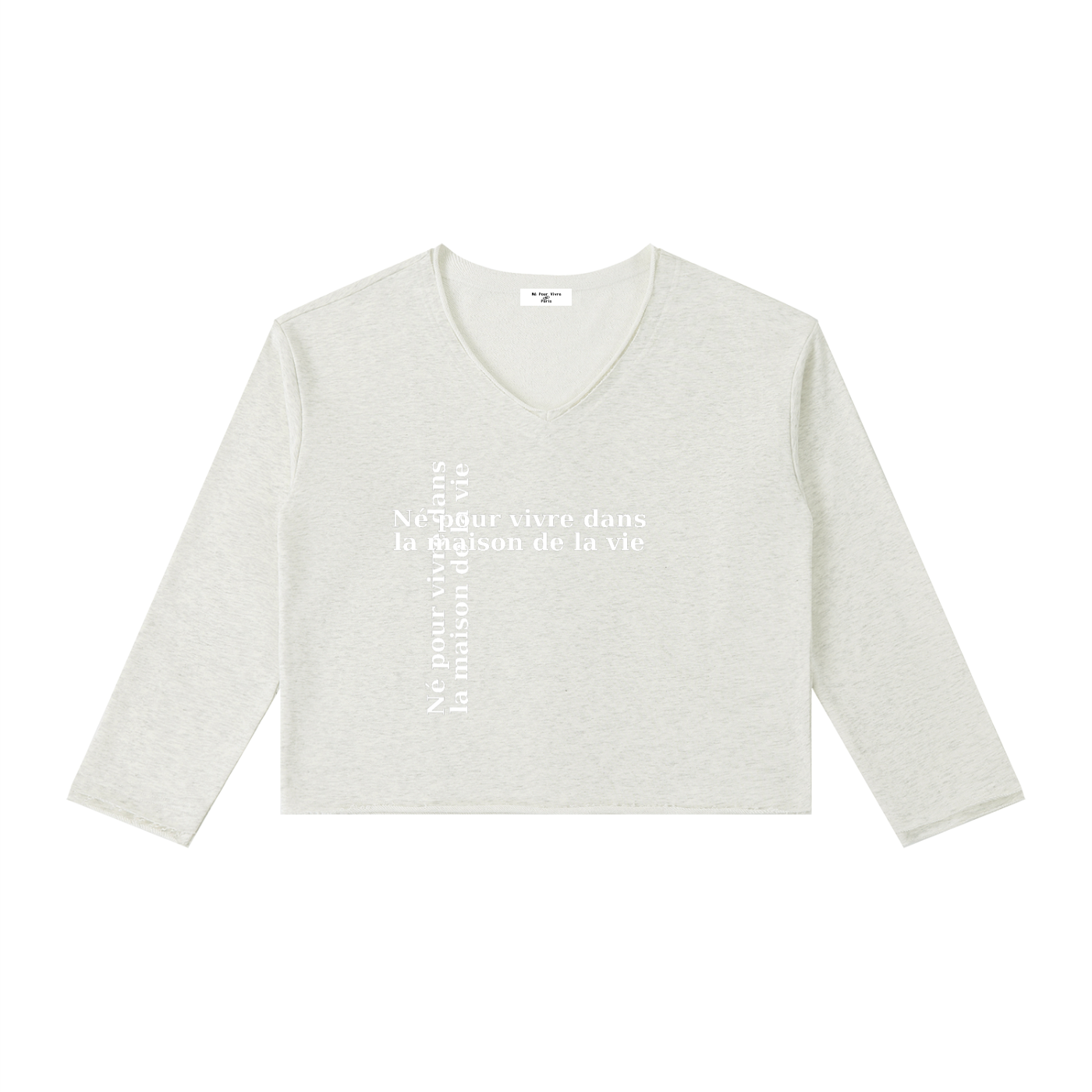 Women's Raw Hem Long Sleeve T-Shirt