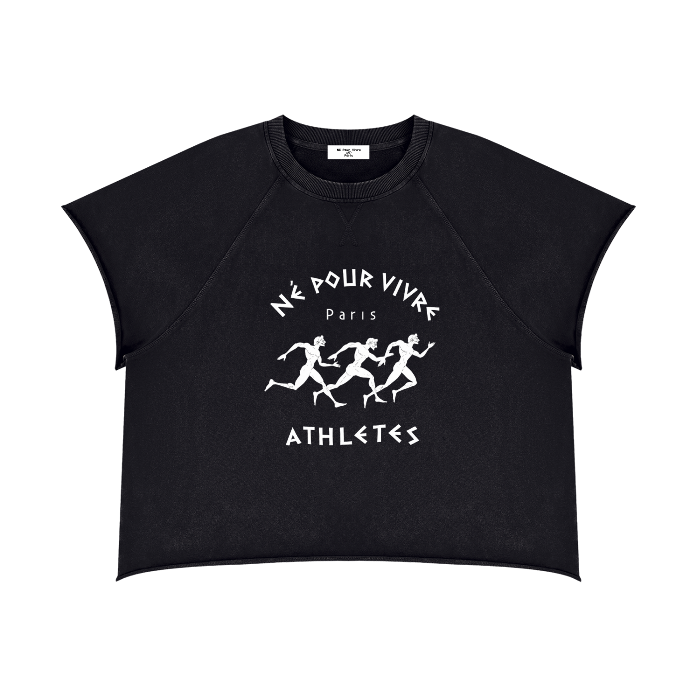 Unisex Vintage Wash Raw Edge T-Shirt