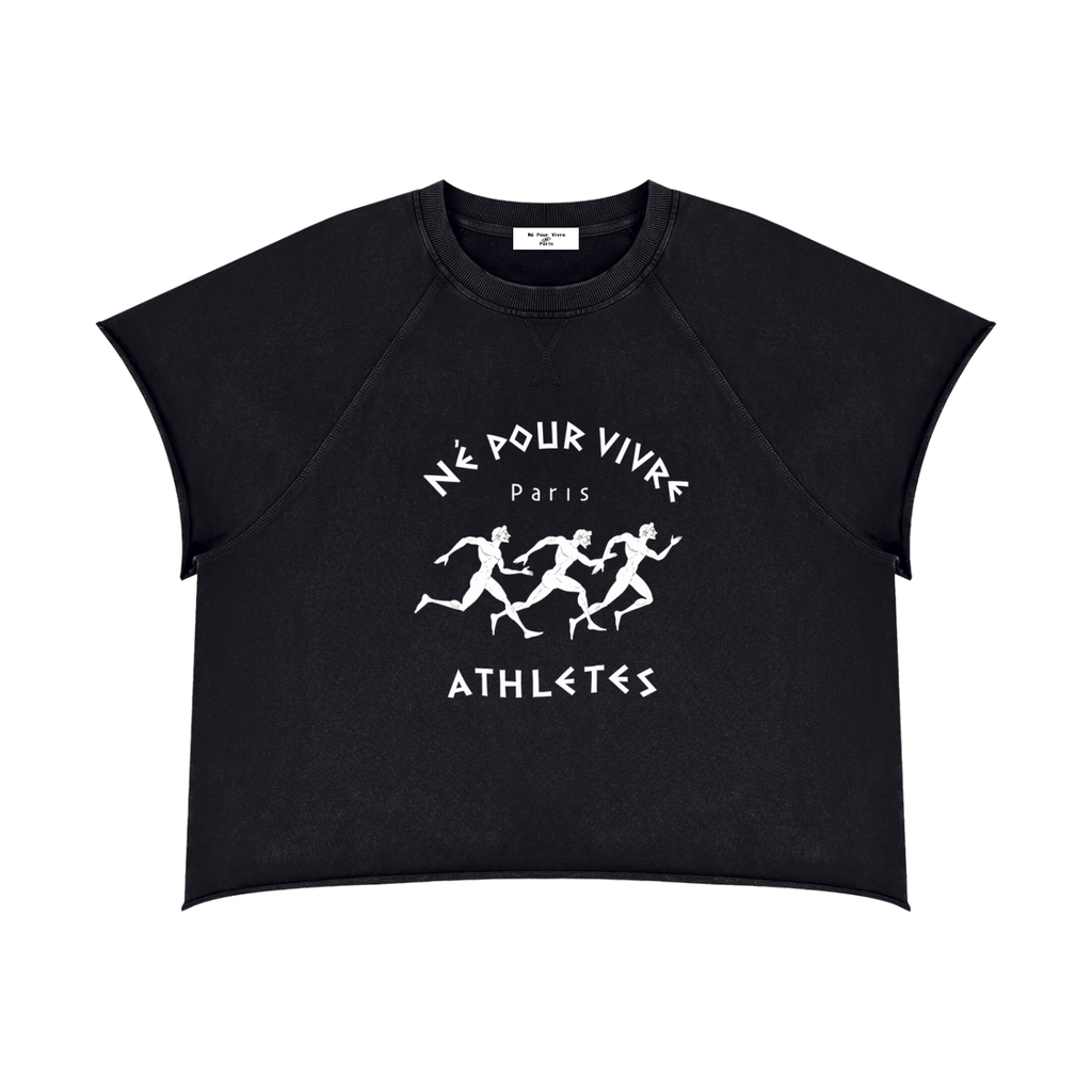 Unisex Vintage Wash Raw Edge T-Shirt